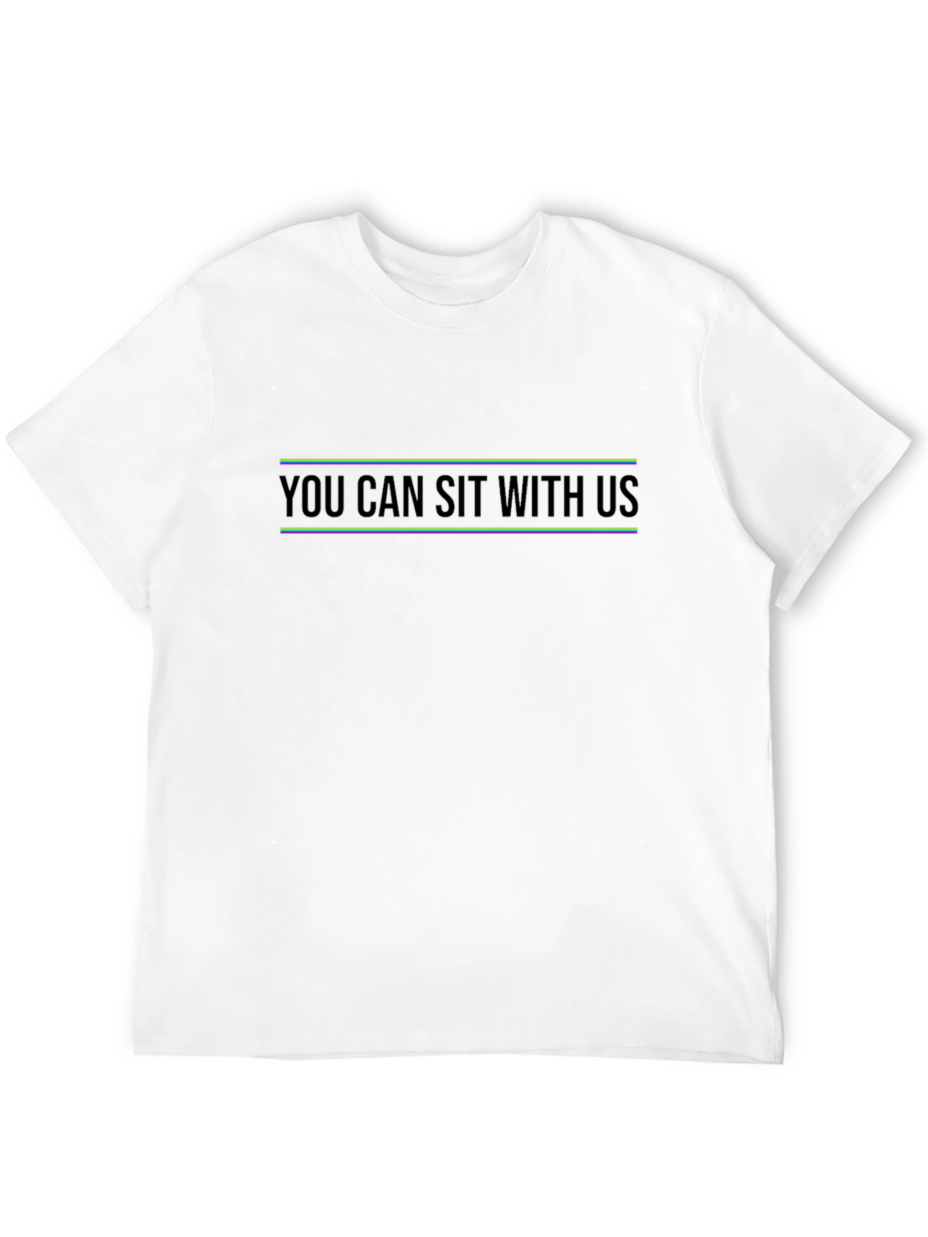 Black You Can Sit With Us Graphic Tee view 12
