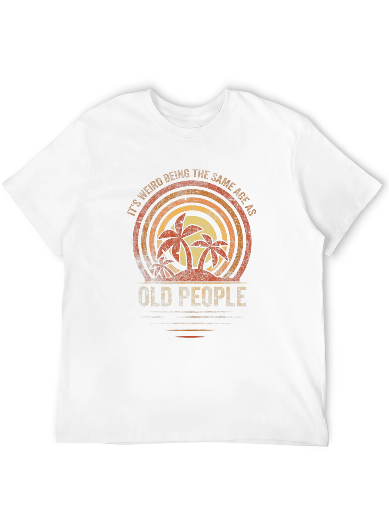 Black Retro "Old People" Graphic T-Shirt view 12