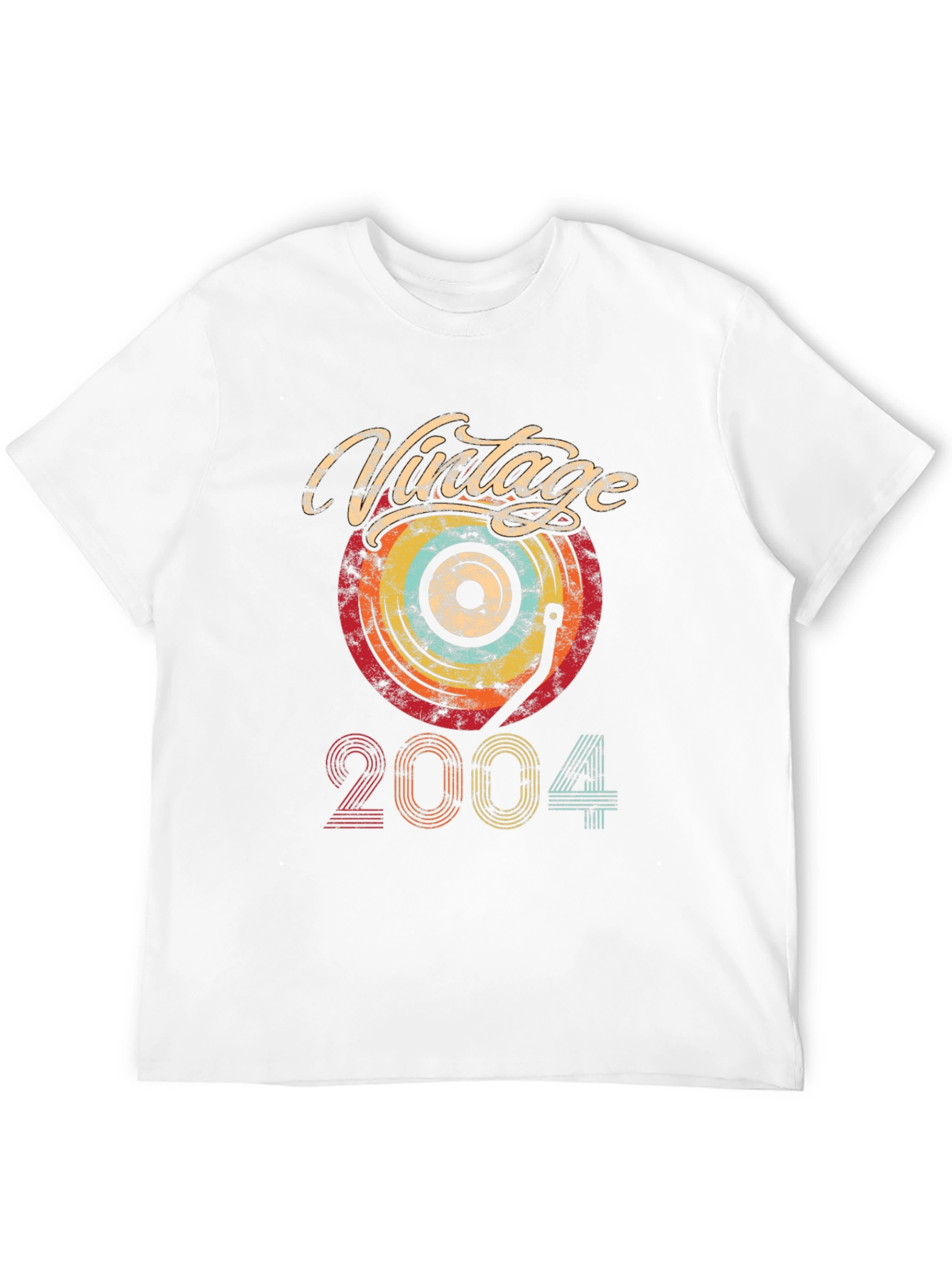 Black Vintage 2004 Record T-Shirt view 12