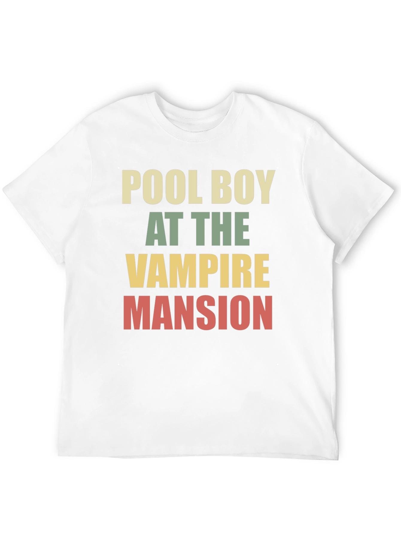 Black Pool Boy at the Vampire Mansion Graphic Tee view 12