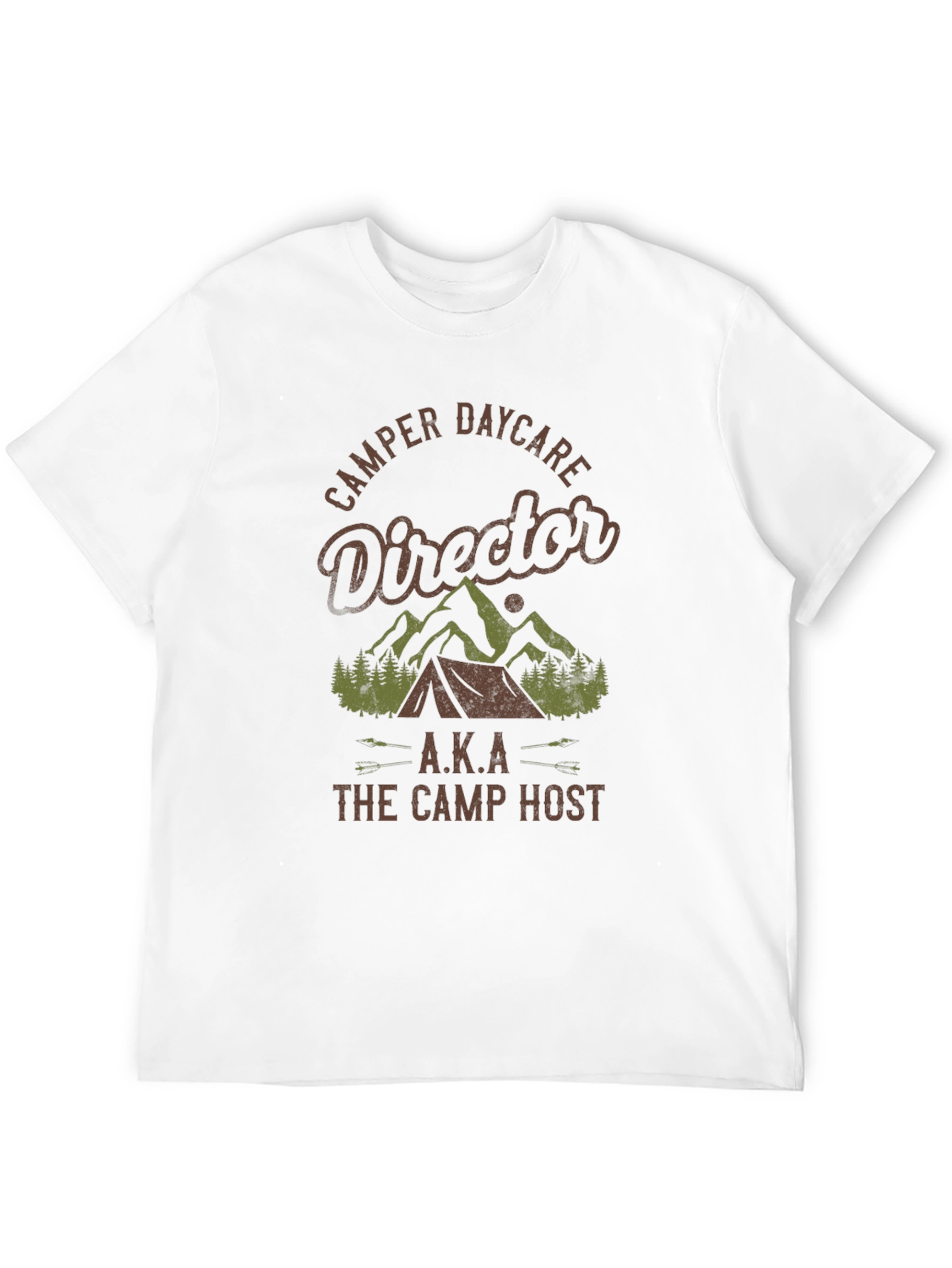 Camper Daycare Director Camp Host T-Shirt - 12