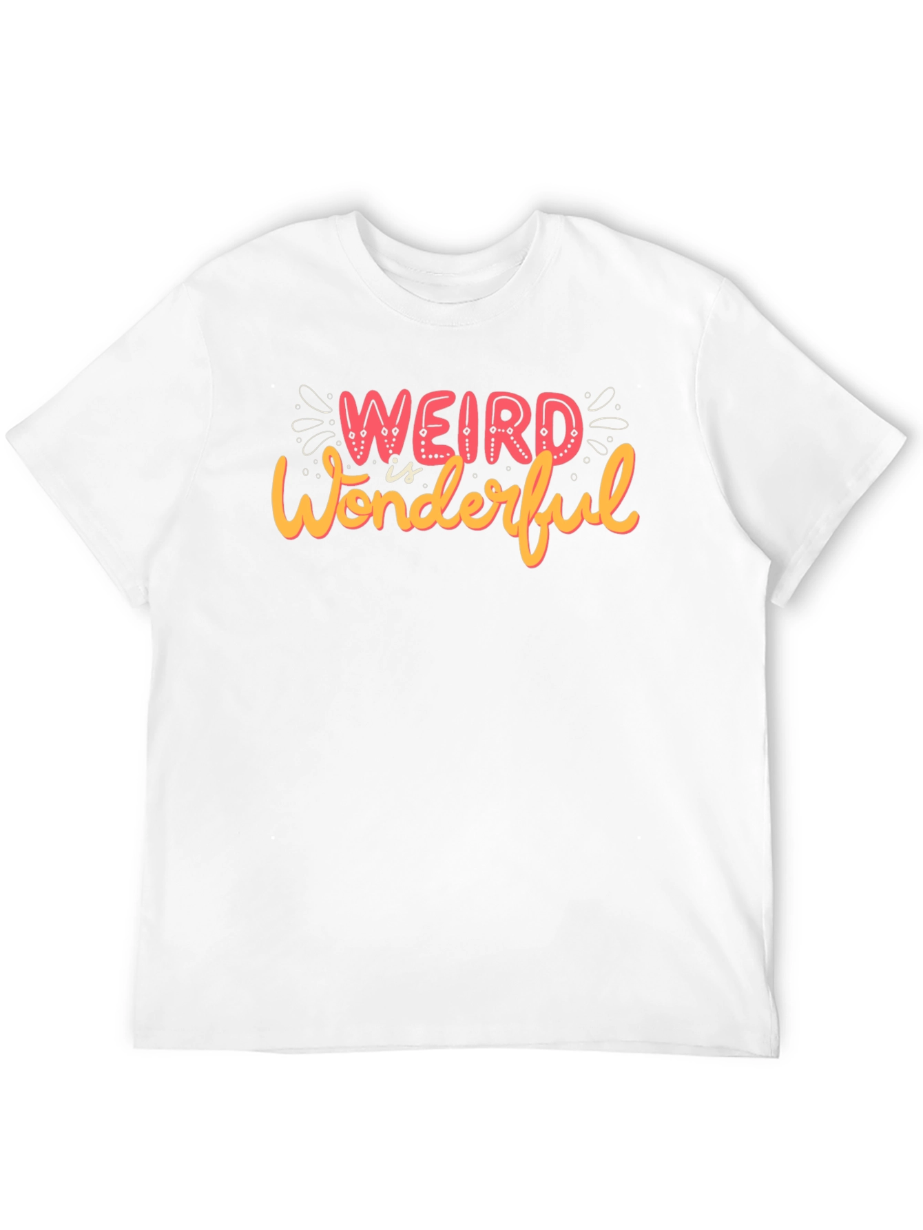Black Weird Is Wonderful Graphic Tee view 12