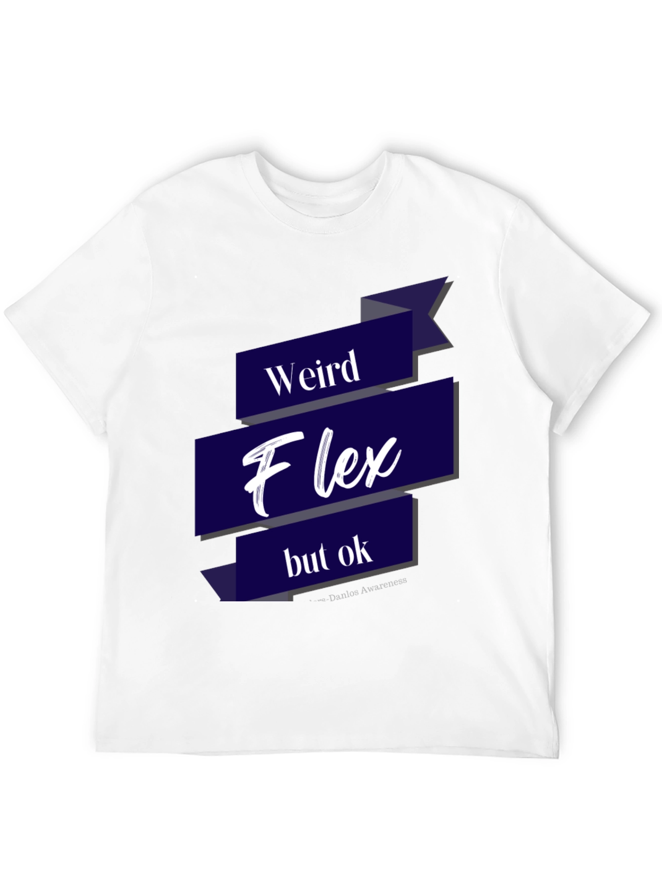 Black Weird Flex T-Shirt - Funny Slogan Tee view 12