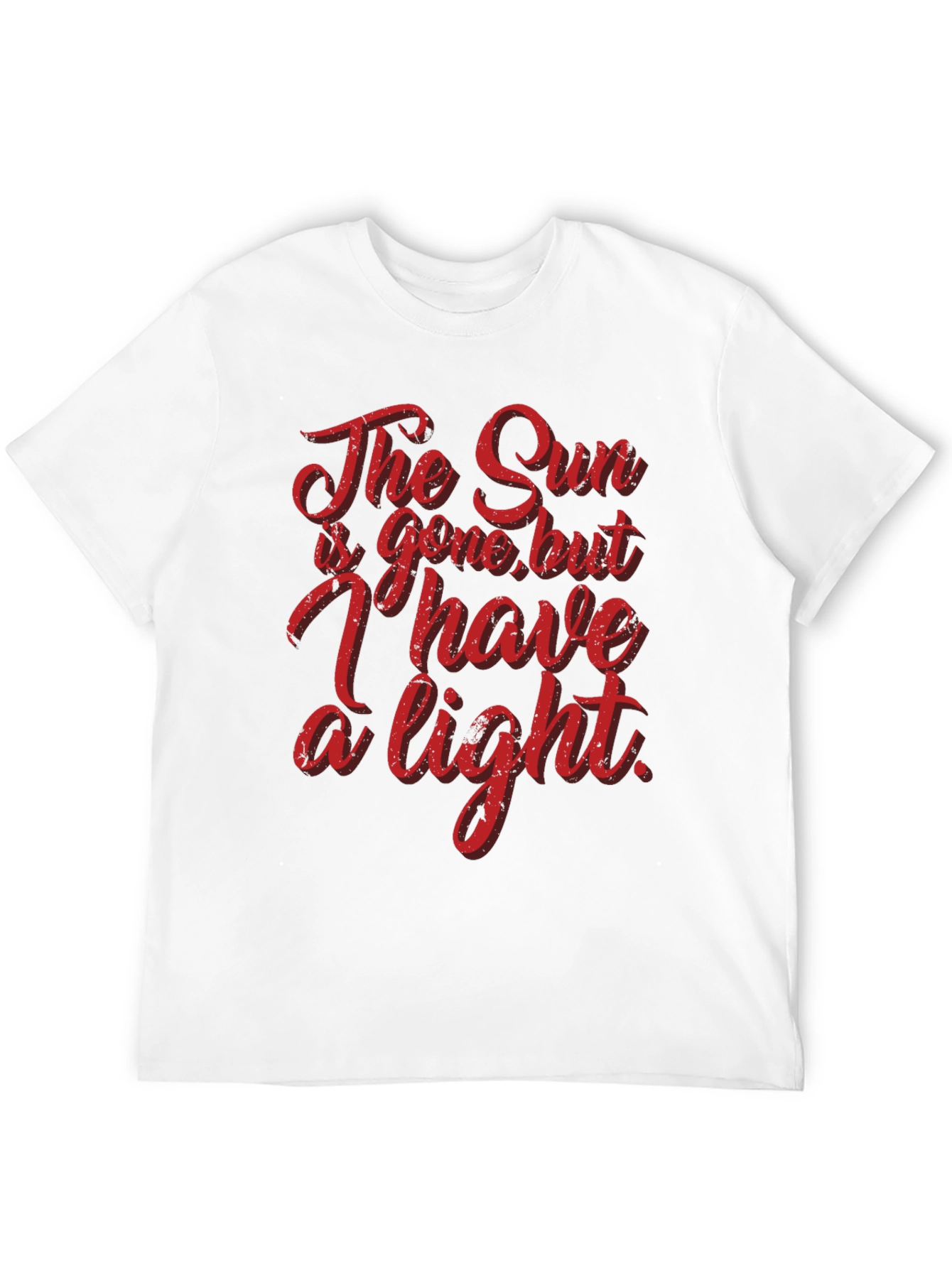 Black The Sun is Gone T-Shirt - Black Graphic Tee view 12