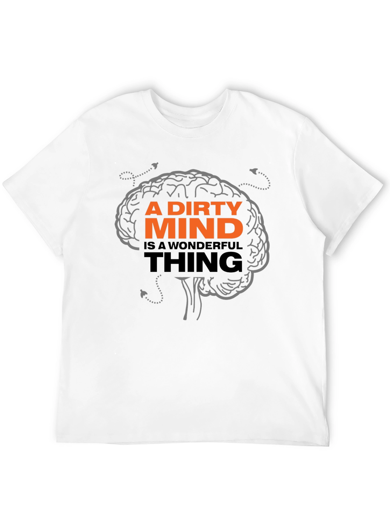 Black Dirty Mind Wonderful Thing Graphic Tee view 12