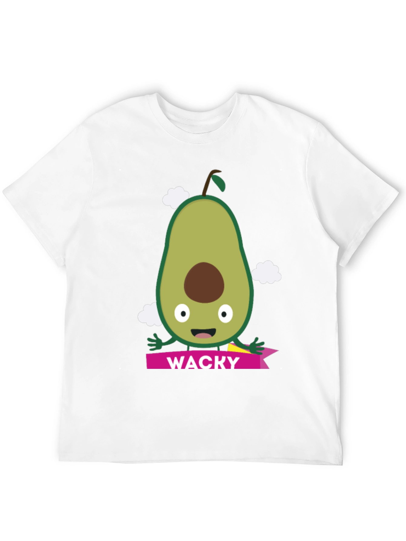 Black Wacky Avocado Graphic T-Shirt - Unique & Fun! view 12