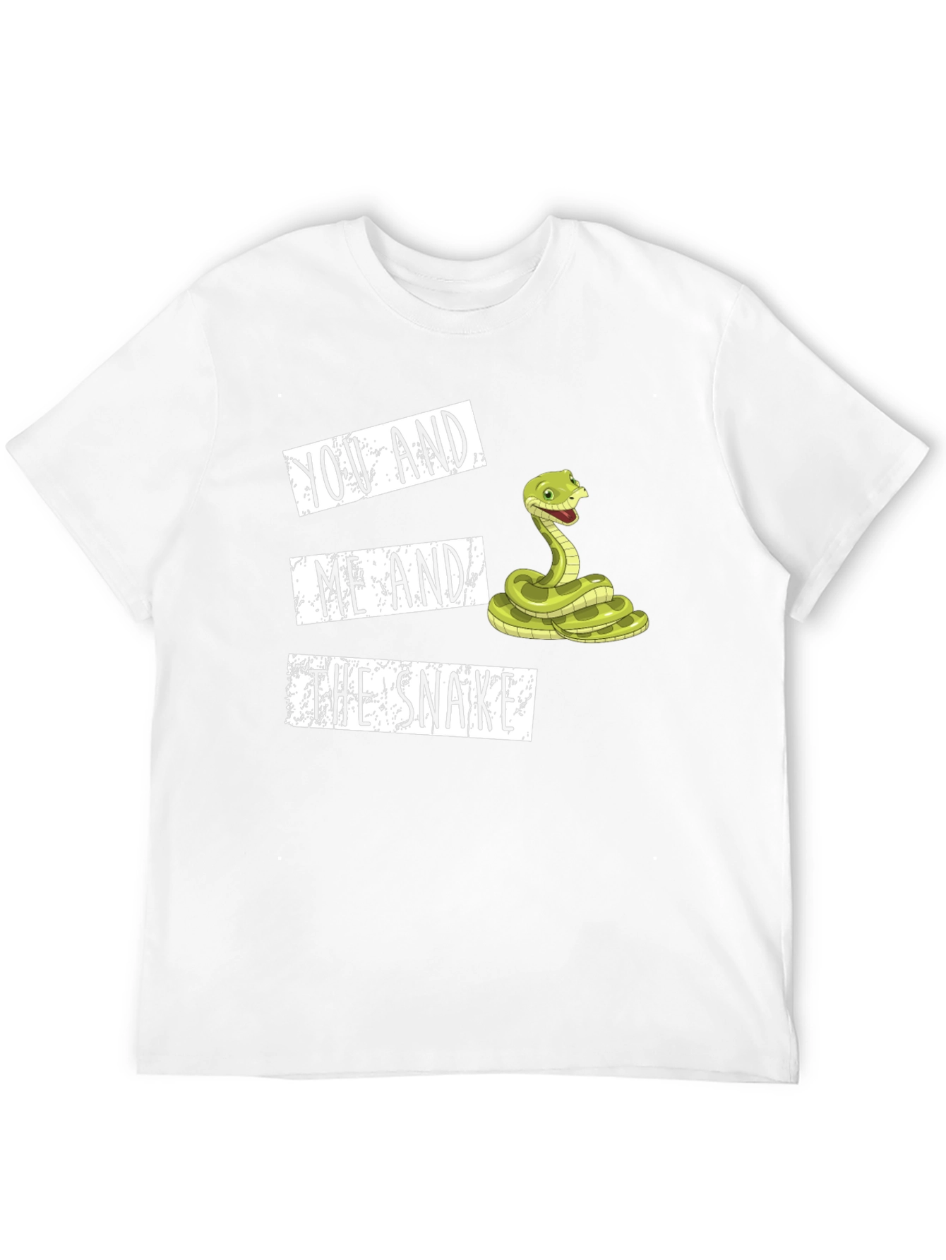 Black You and Me and the Snake Graphic Tee view 12