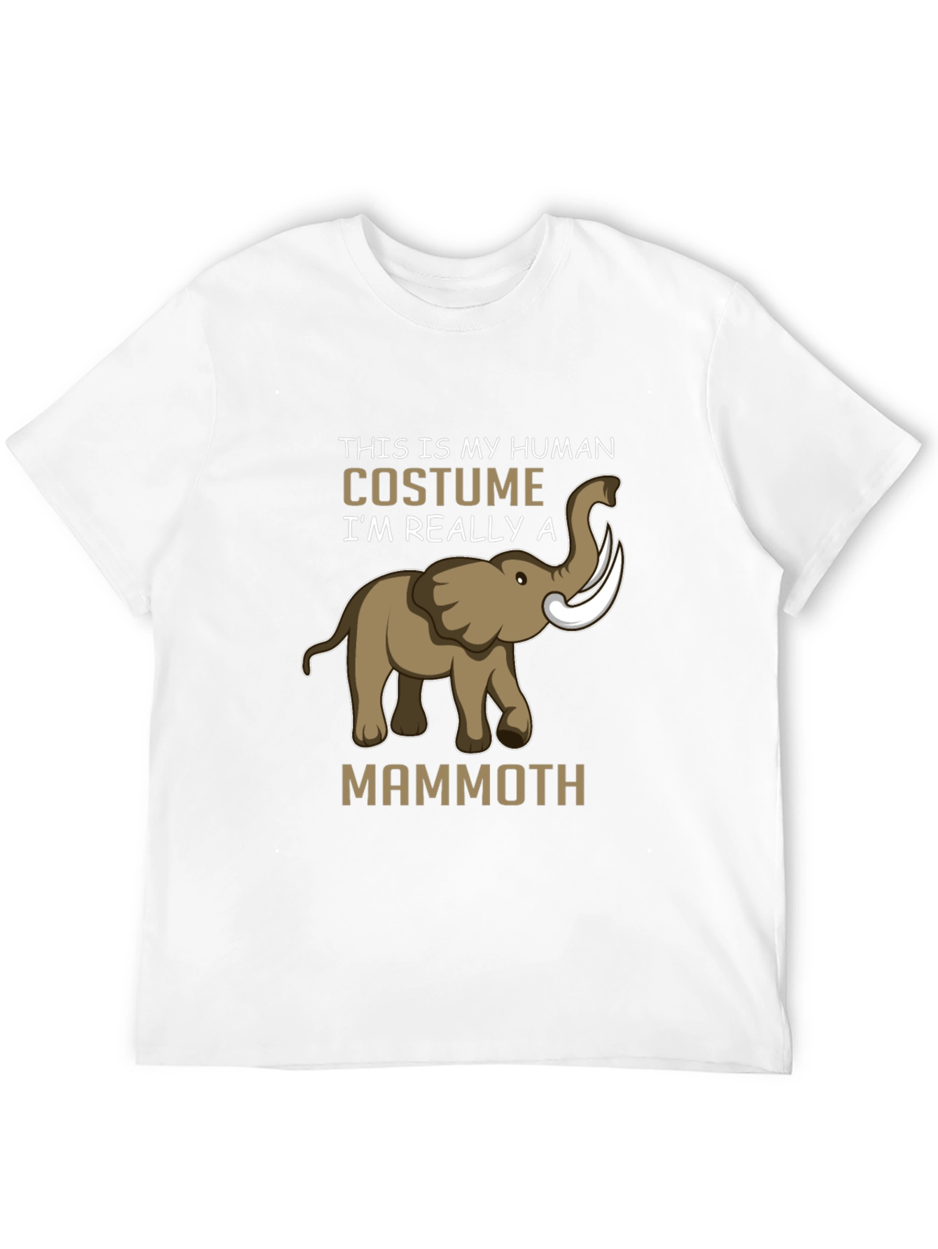 Black Human Costume Mammoth Graphic Tee view 12