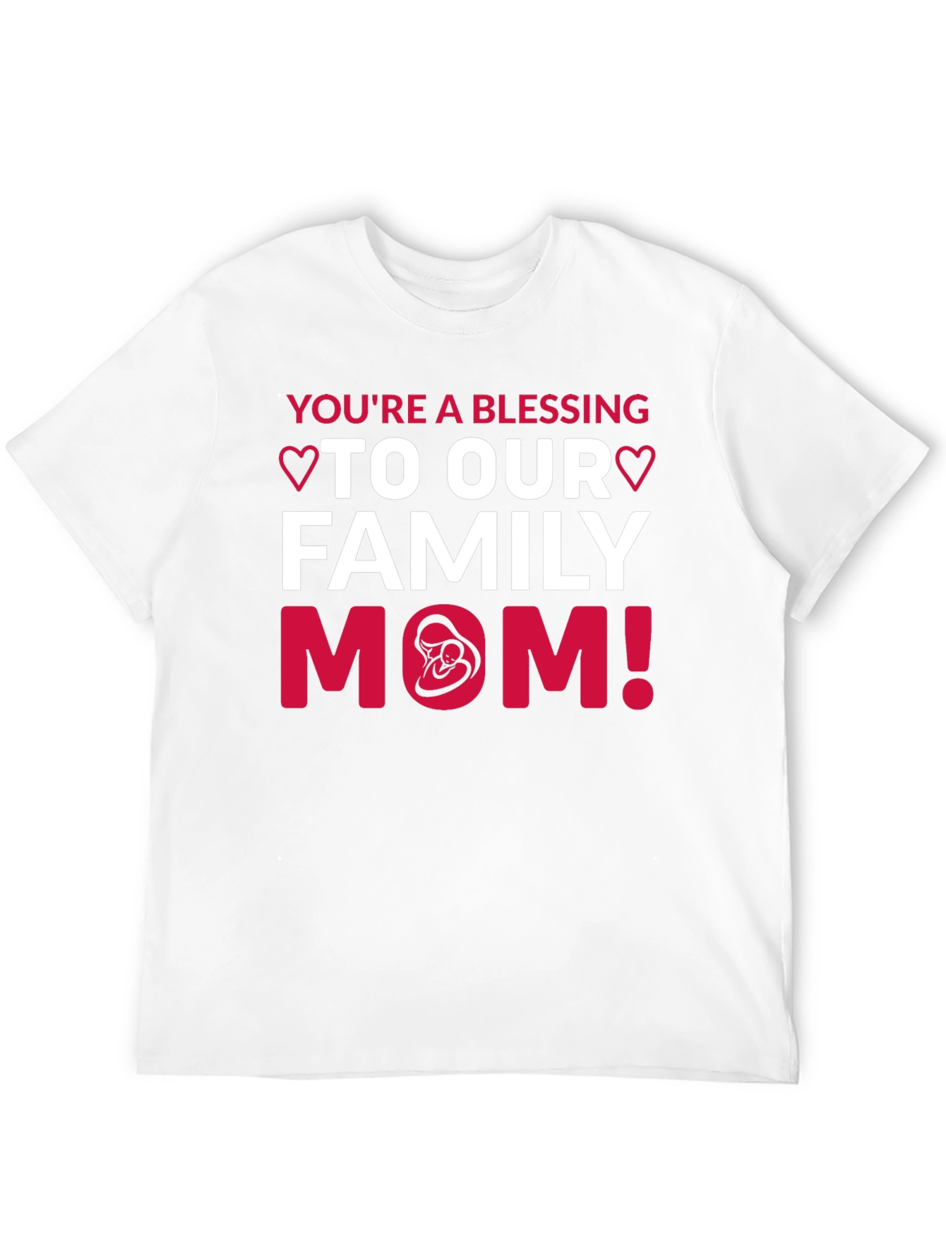 Black You're A Blessing Mom T-Shirt view 12