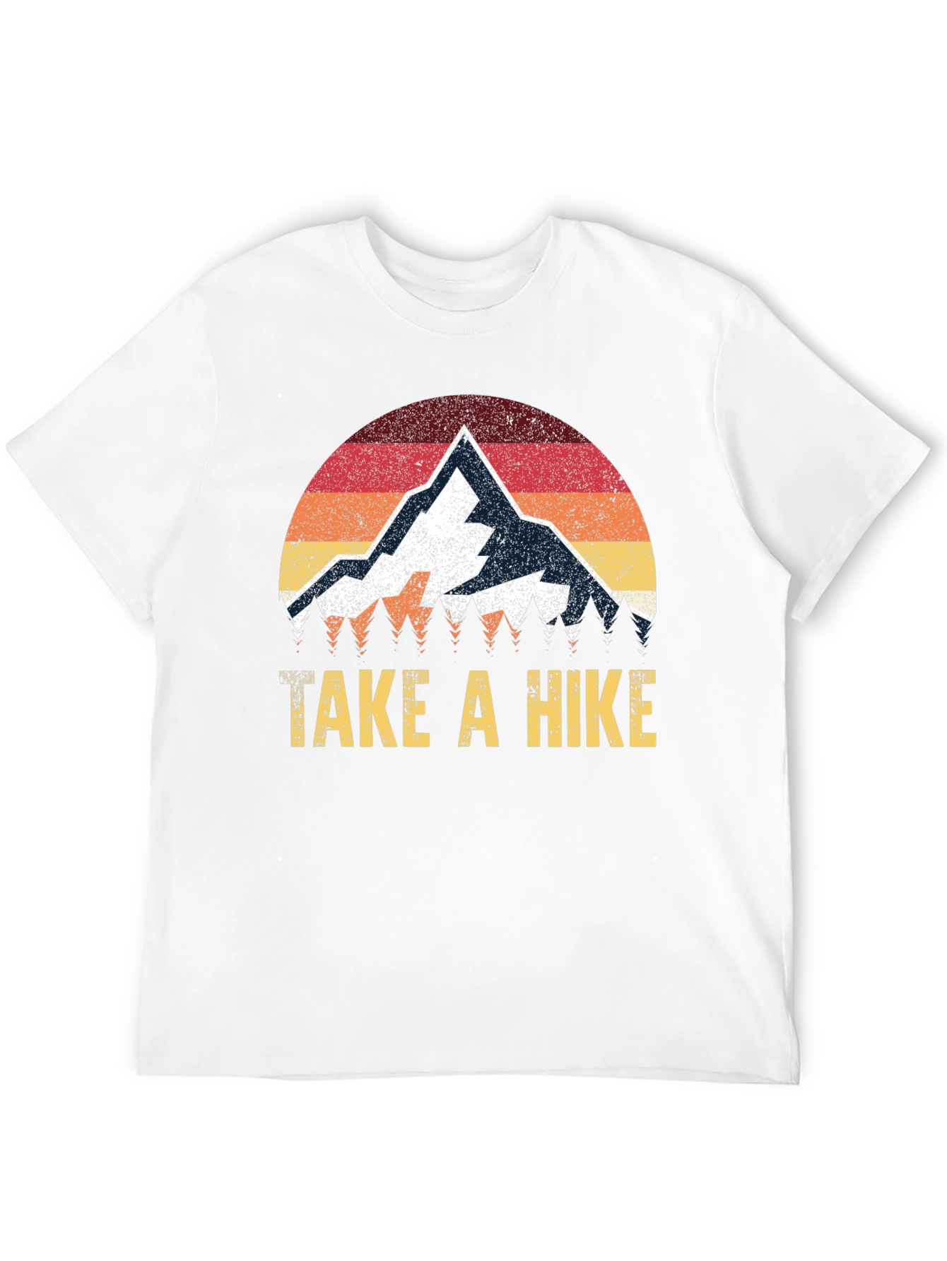 Black Take a Hike Graphic Tee - Retro Mountain Design view 12