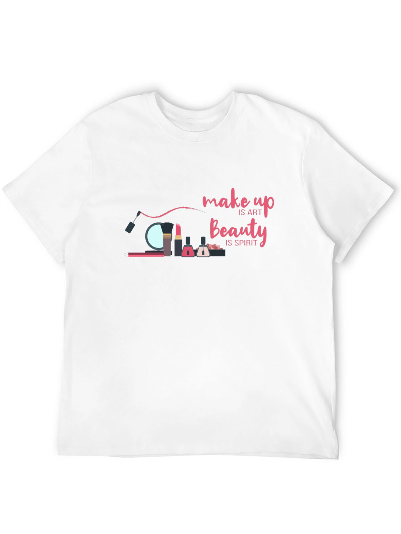 Black Makeup is Art T-Shirt - Beauty and Spirit Design view 12