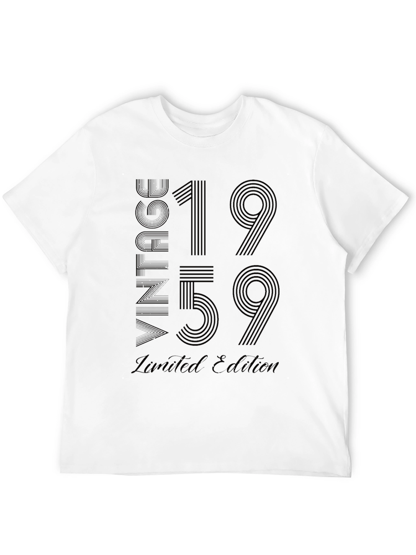 Black Vintage 1959 Limited Edition Black T-Shirt view 12
