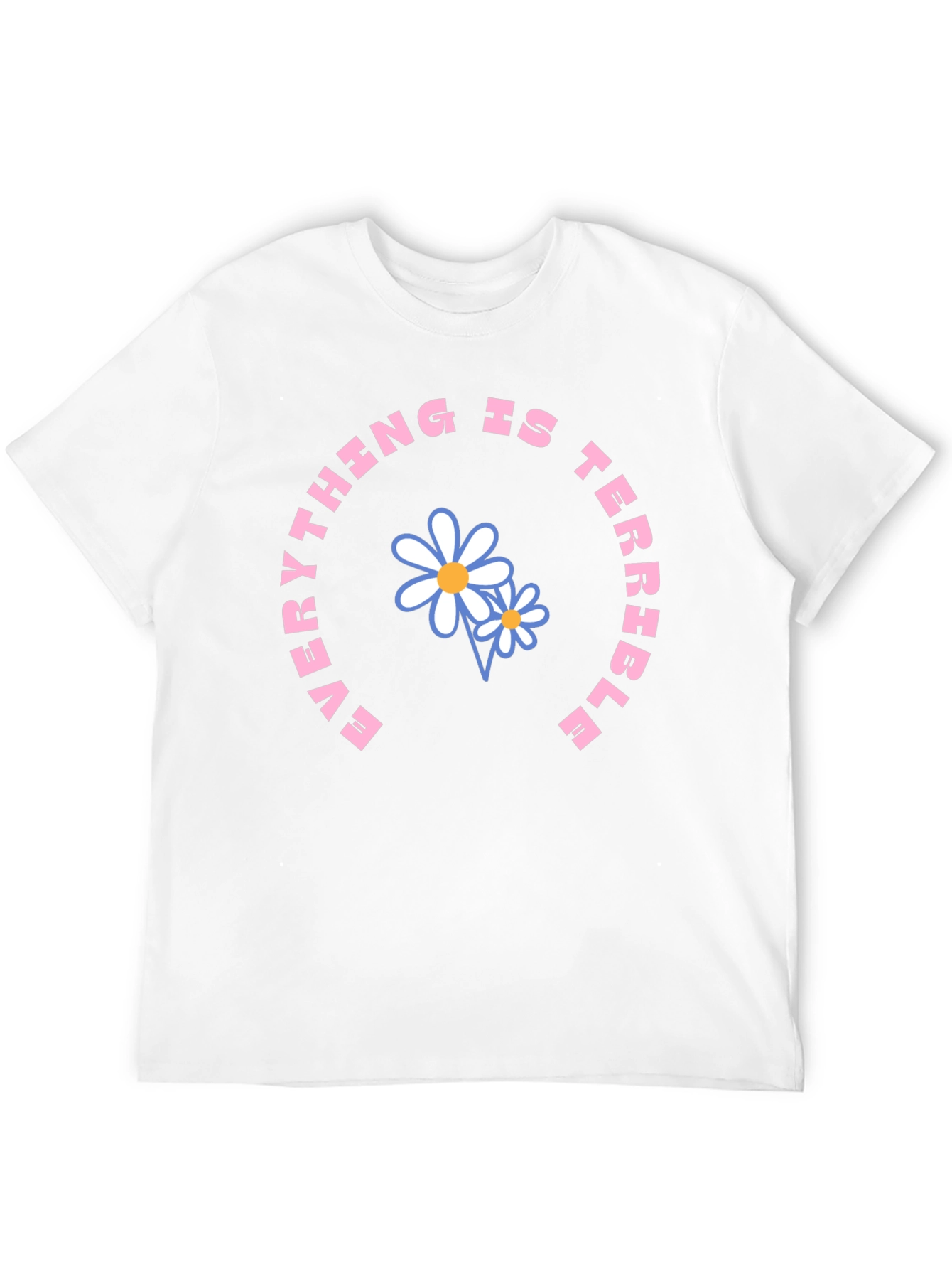 Black Everything is Terrible Graphic Tee view 12