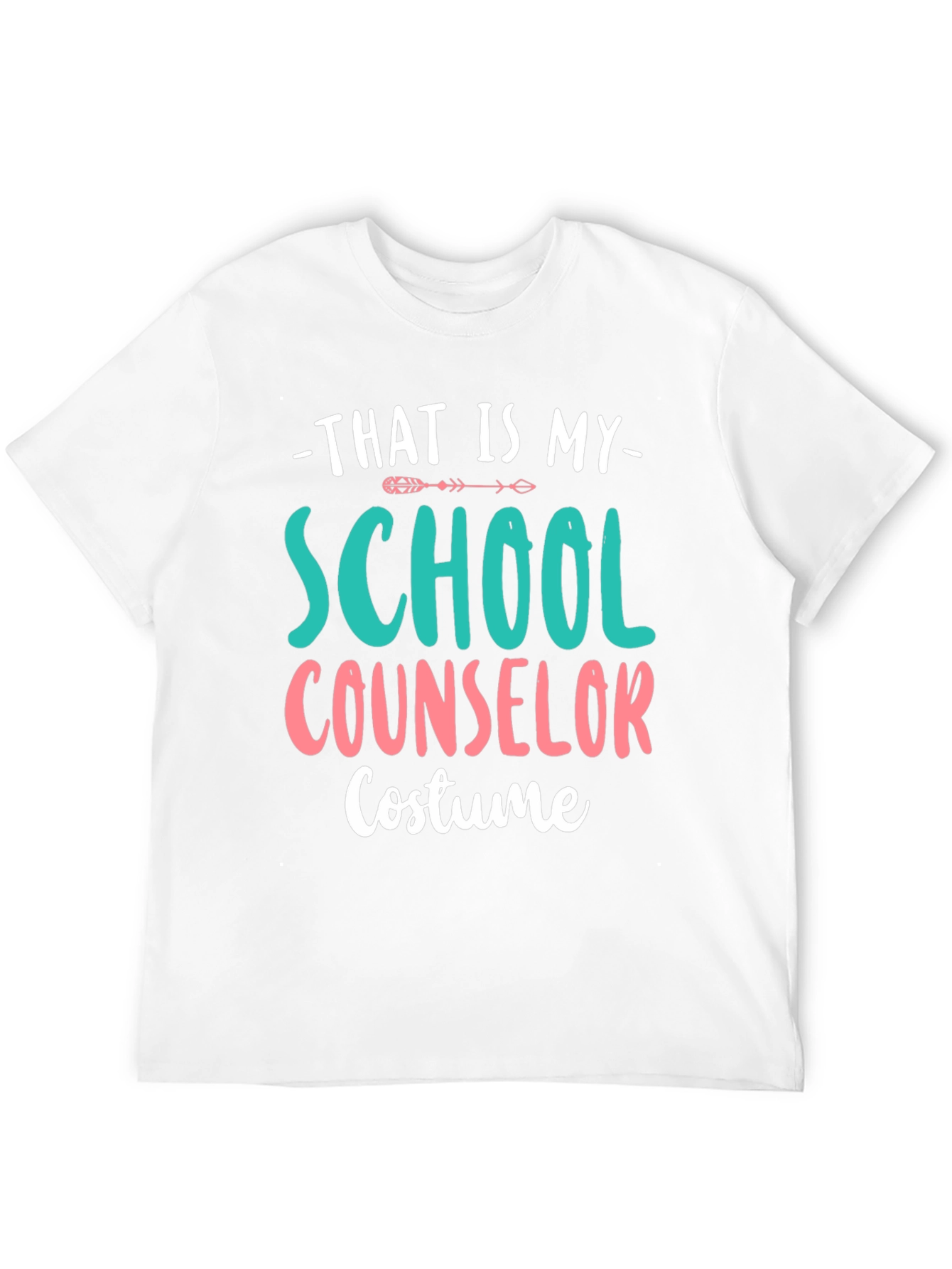 Black School Counselor Costume T-Shirt Funny Halloween view 12