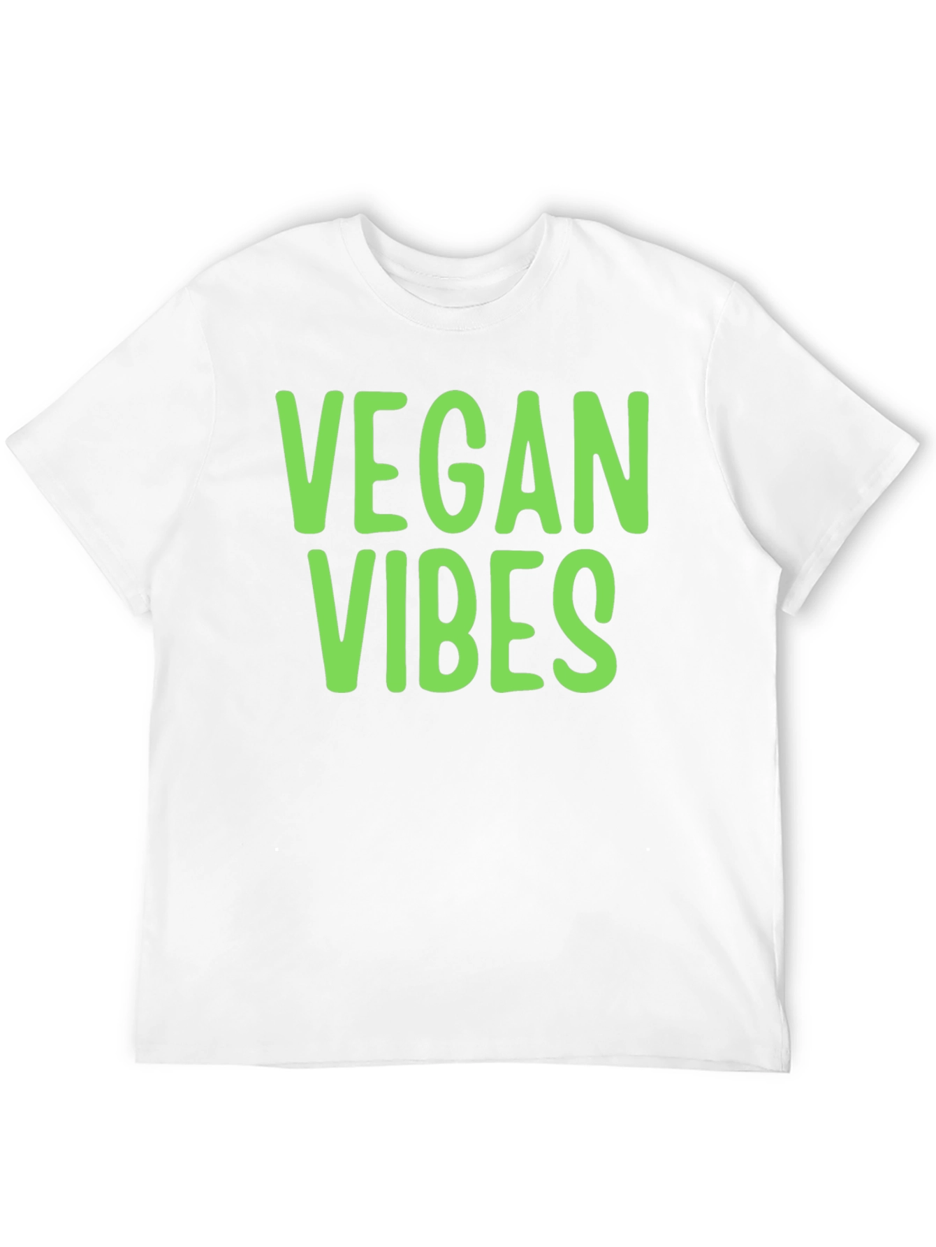 Vegan Vibes T-Shirt - Black, Casual Style - 12