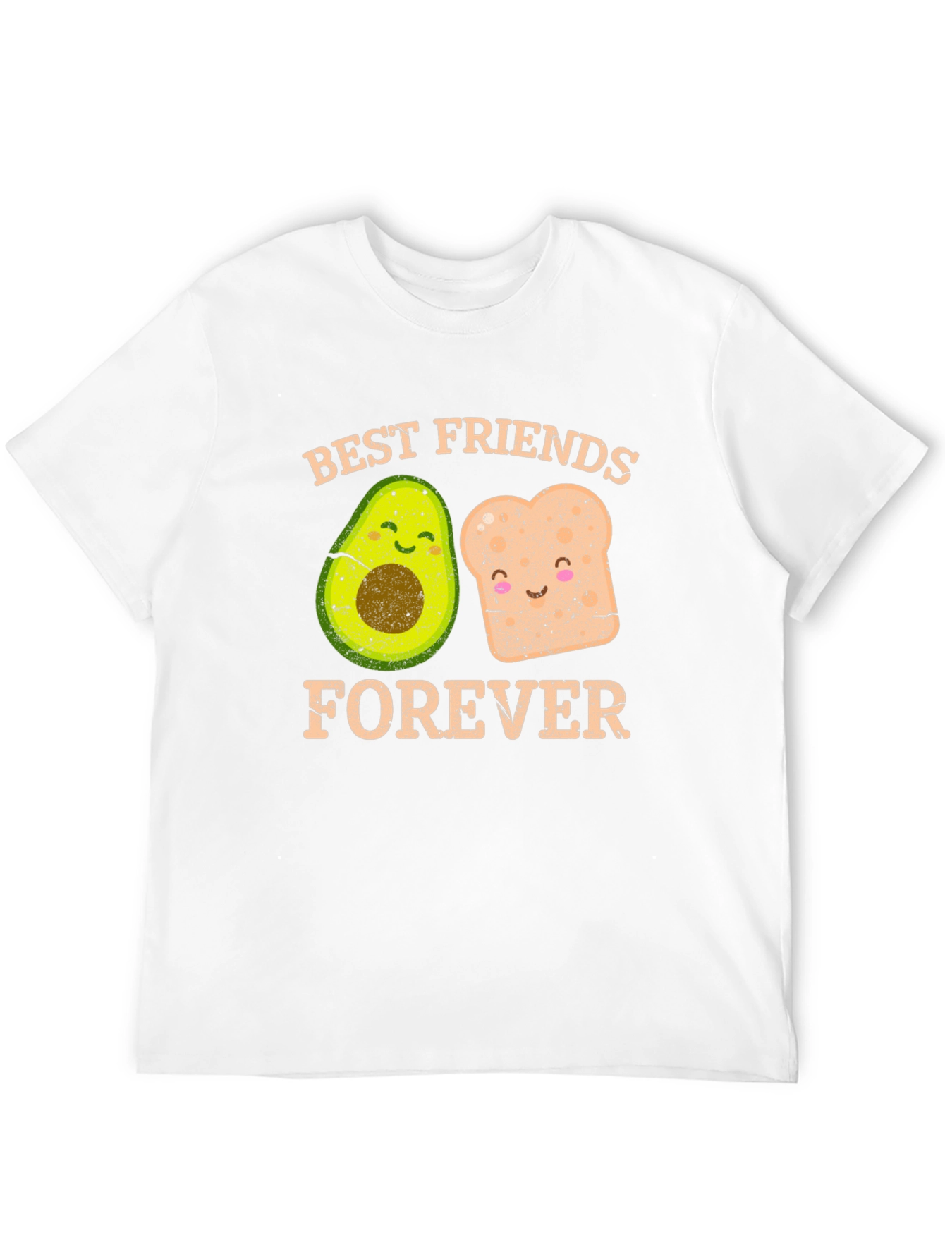 Black Best Friends Forever Avocado and Toast Graphic Tee view 12