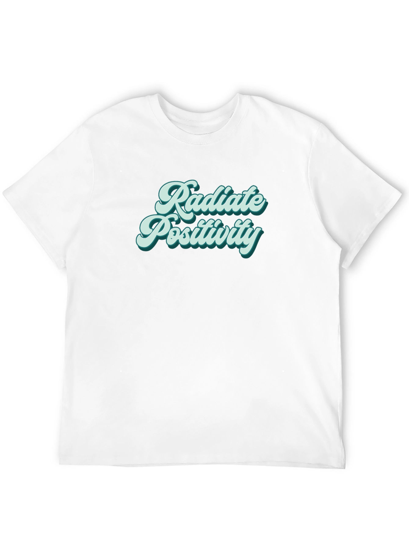 Black Radiate Positivity Black Graphic Tee view 12