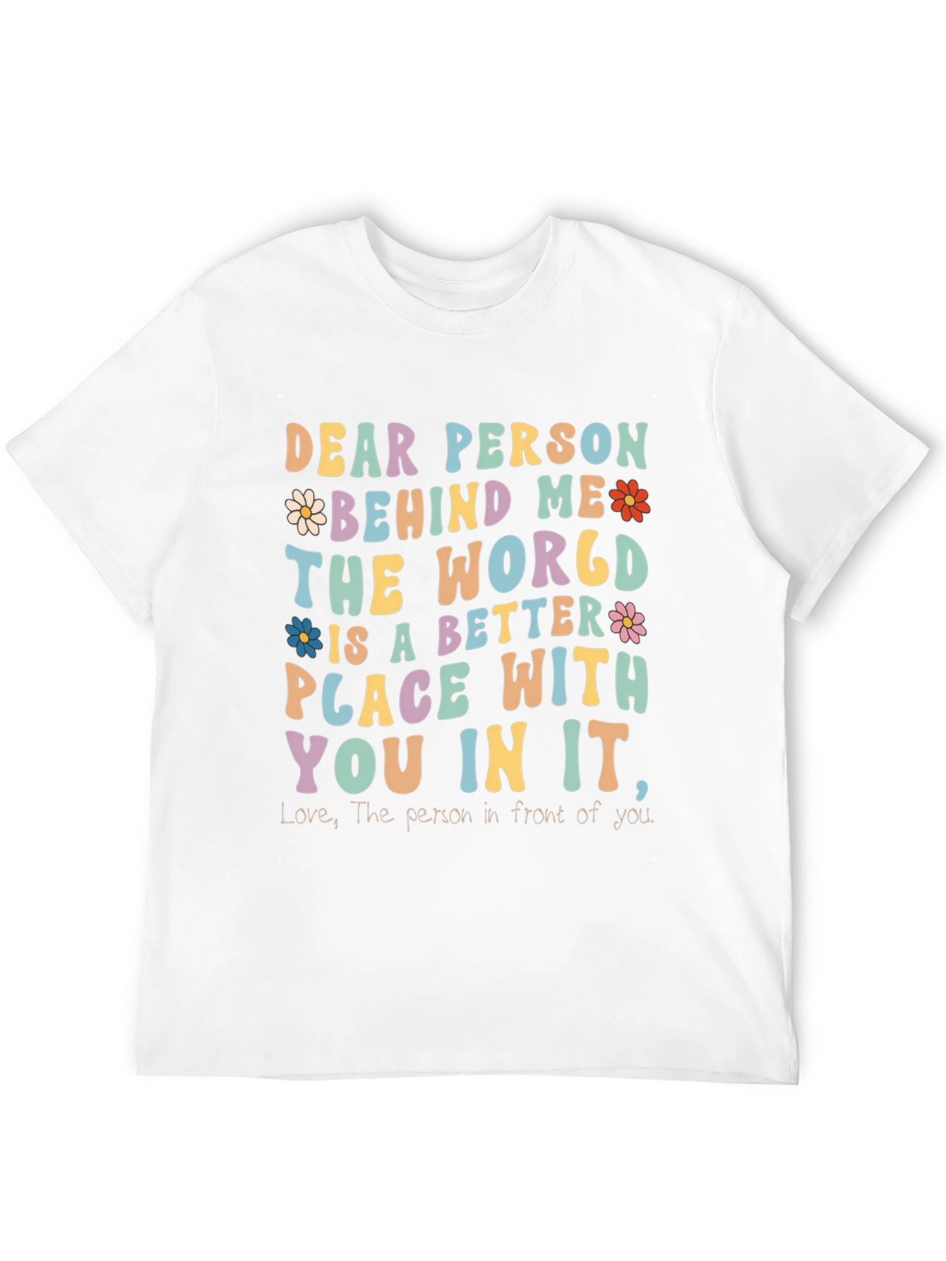 Black Dear Person Behind Me Graphic Tee view 12