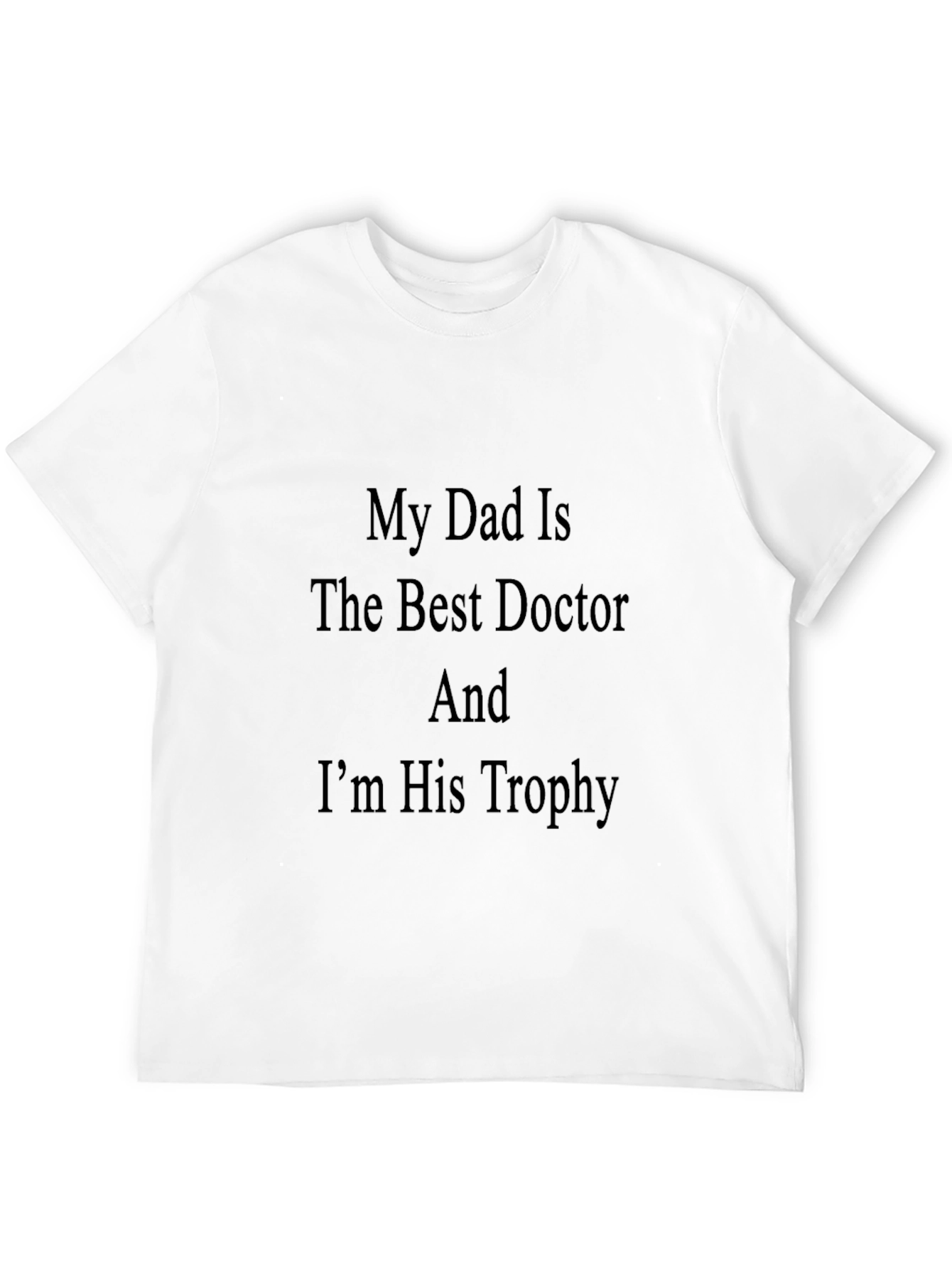 Black Dad Doctor Trophy T-Shirt view 12