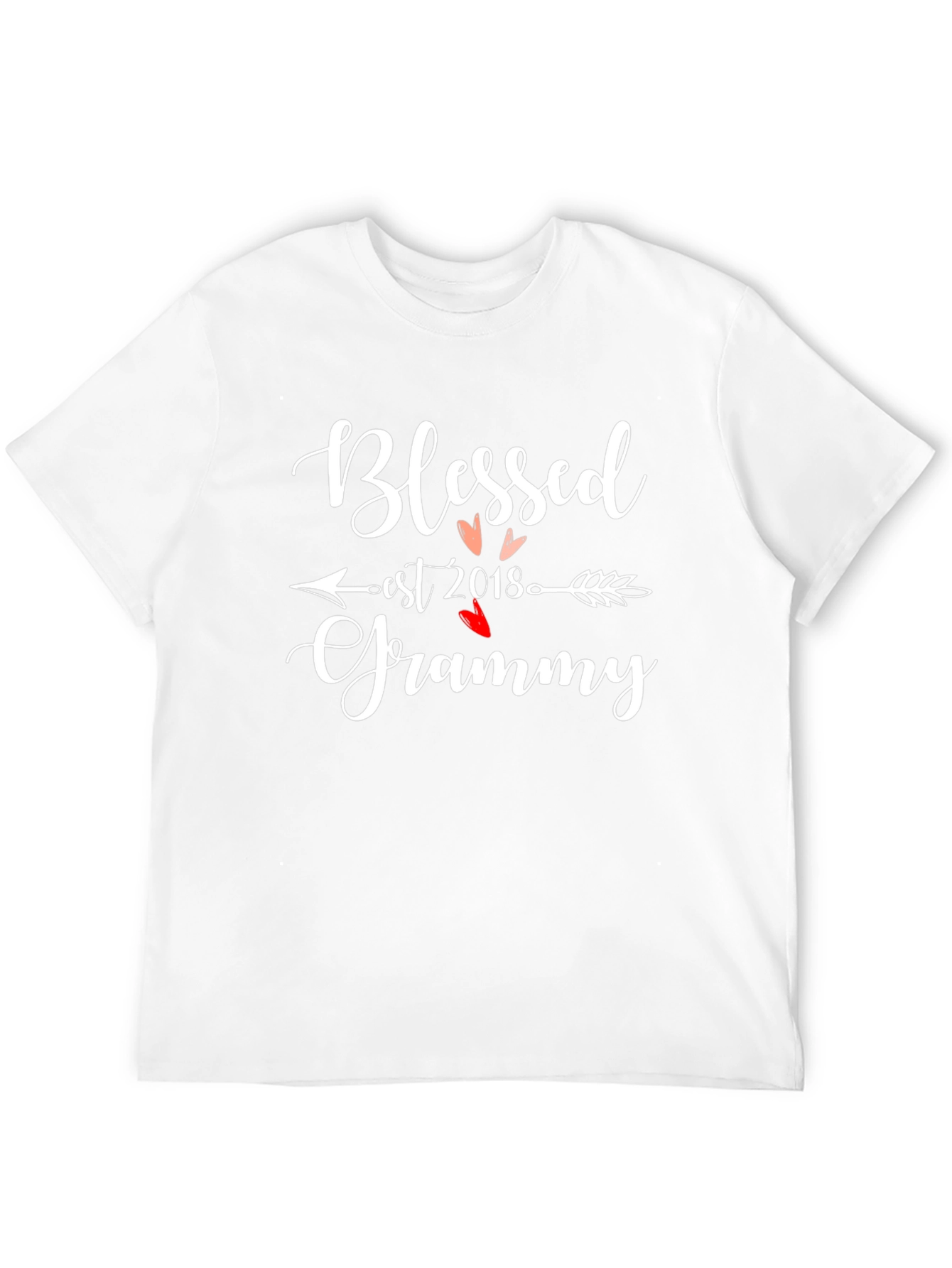 Black Blessed Grammy Est. 2018 Graphic T-Shirt view 12