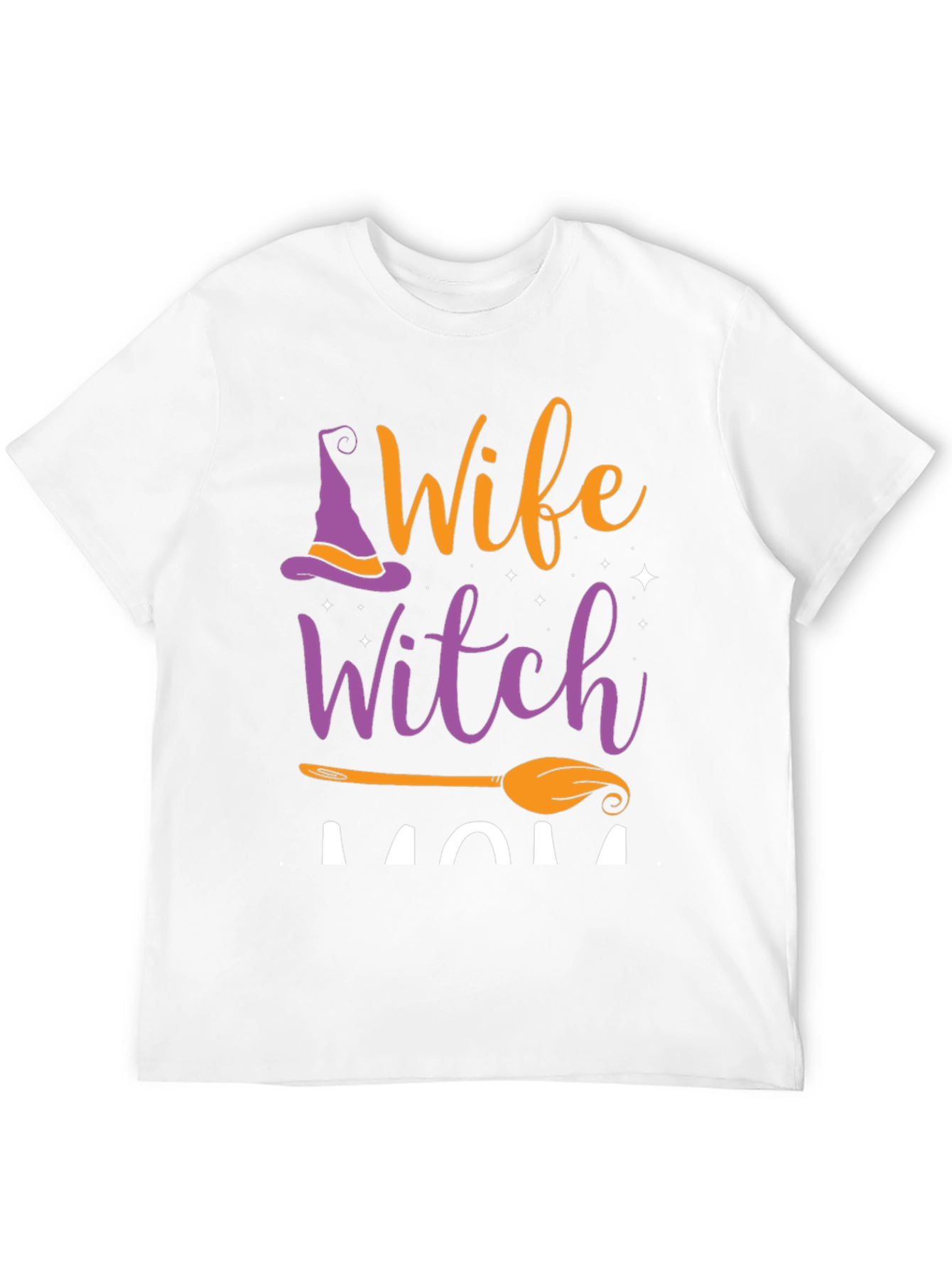 Black Wife Witch Mom Halloween T-Shirt view 12