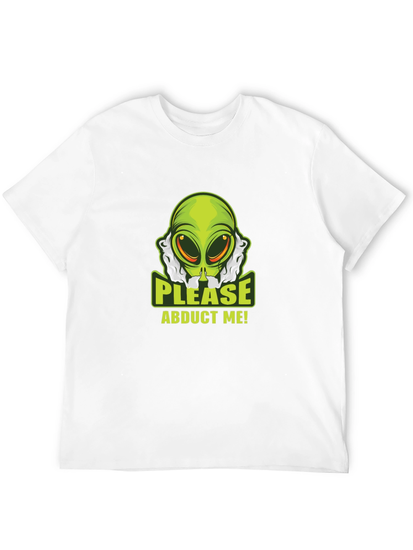 Black Alien Abduction T-Shirt - Please Abduct Me Tee view 12