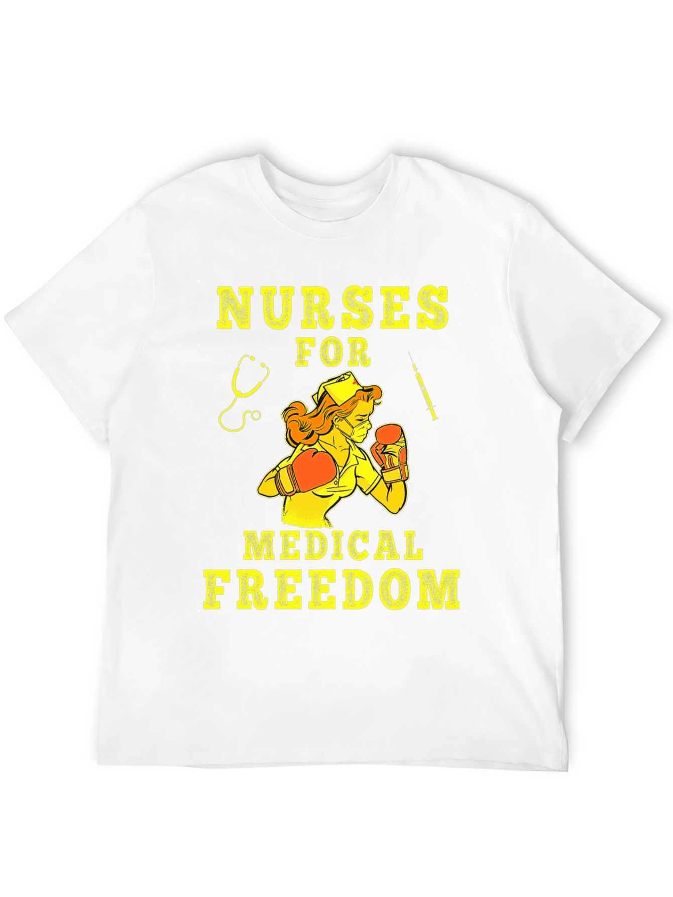 Black Nurses For Medical Freedom T-Shirt view 12