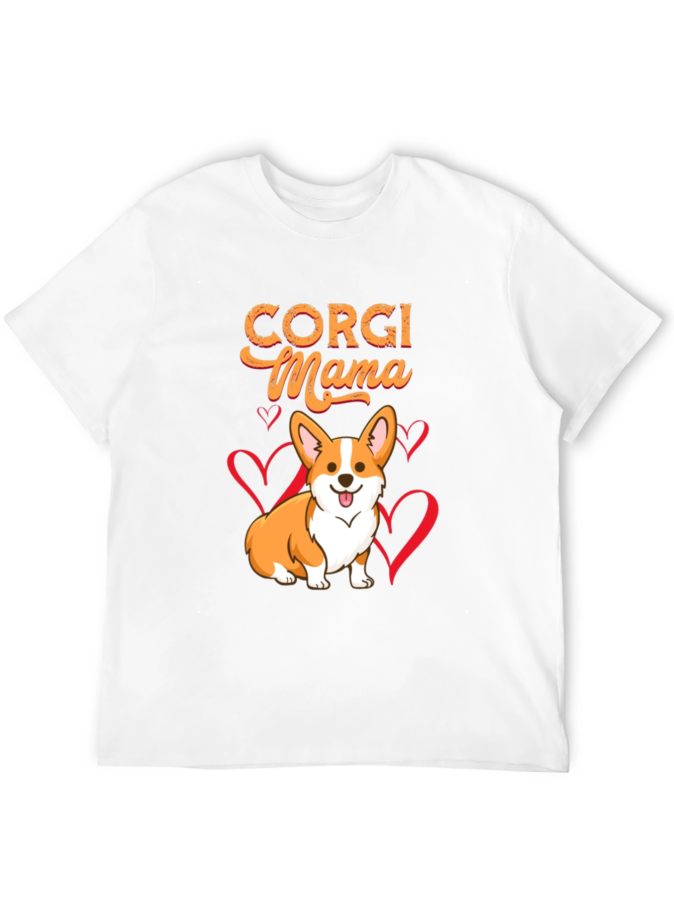 Black Corgi Mama Graphic T-Shirt - Dog Lover Tee view 12