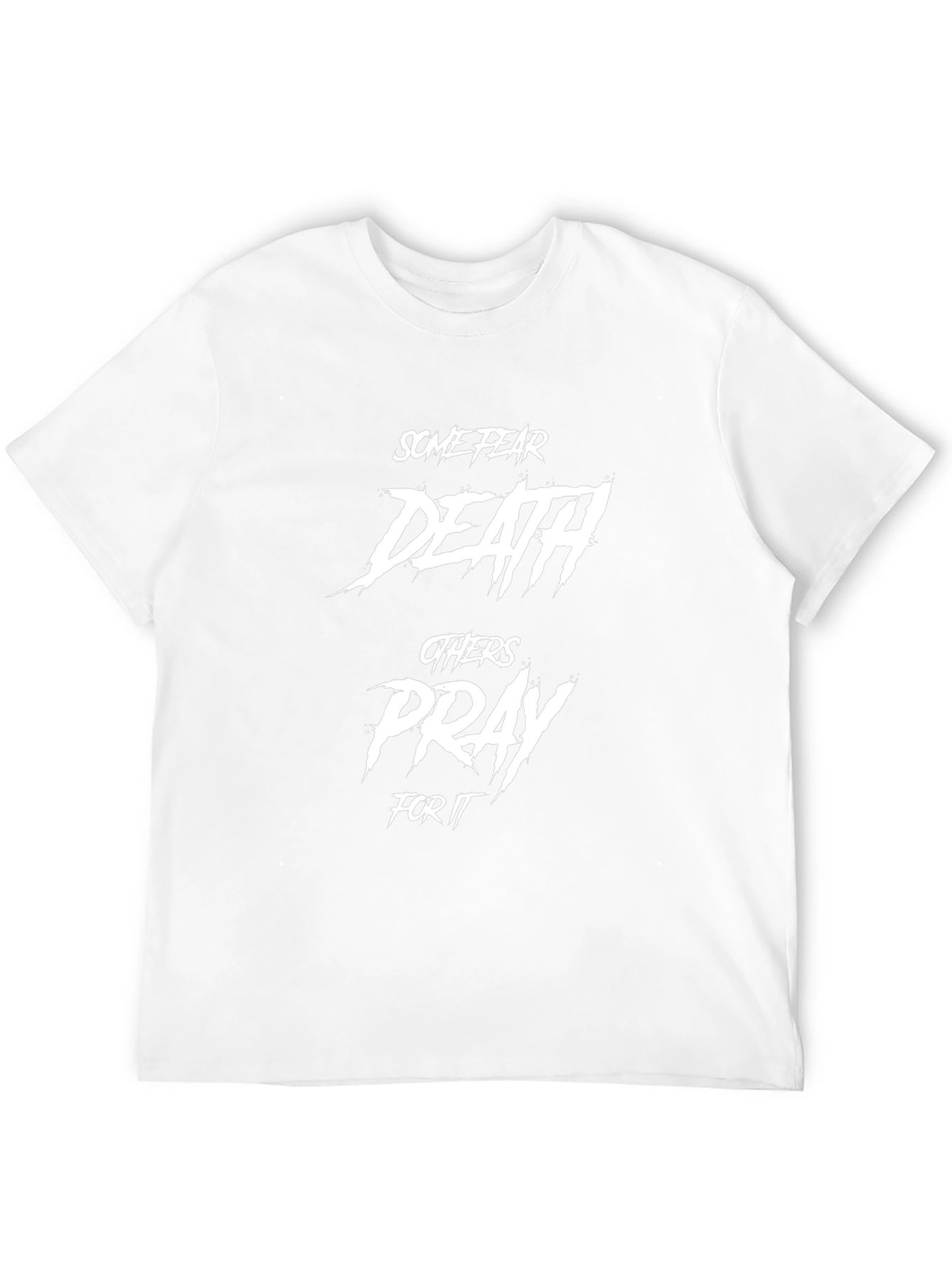 Black Some Fear Death Men's Graphic T-Shirt view 12