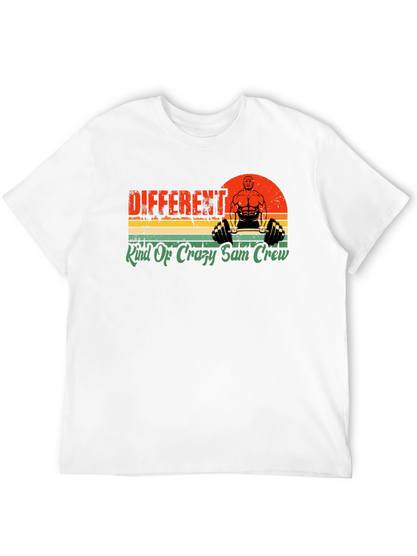 Black Different Kind Of Crazy Sam Crew T-Shirt view 12
