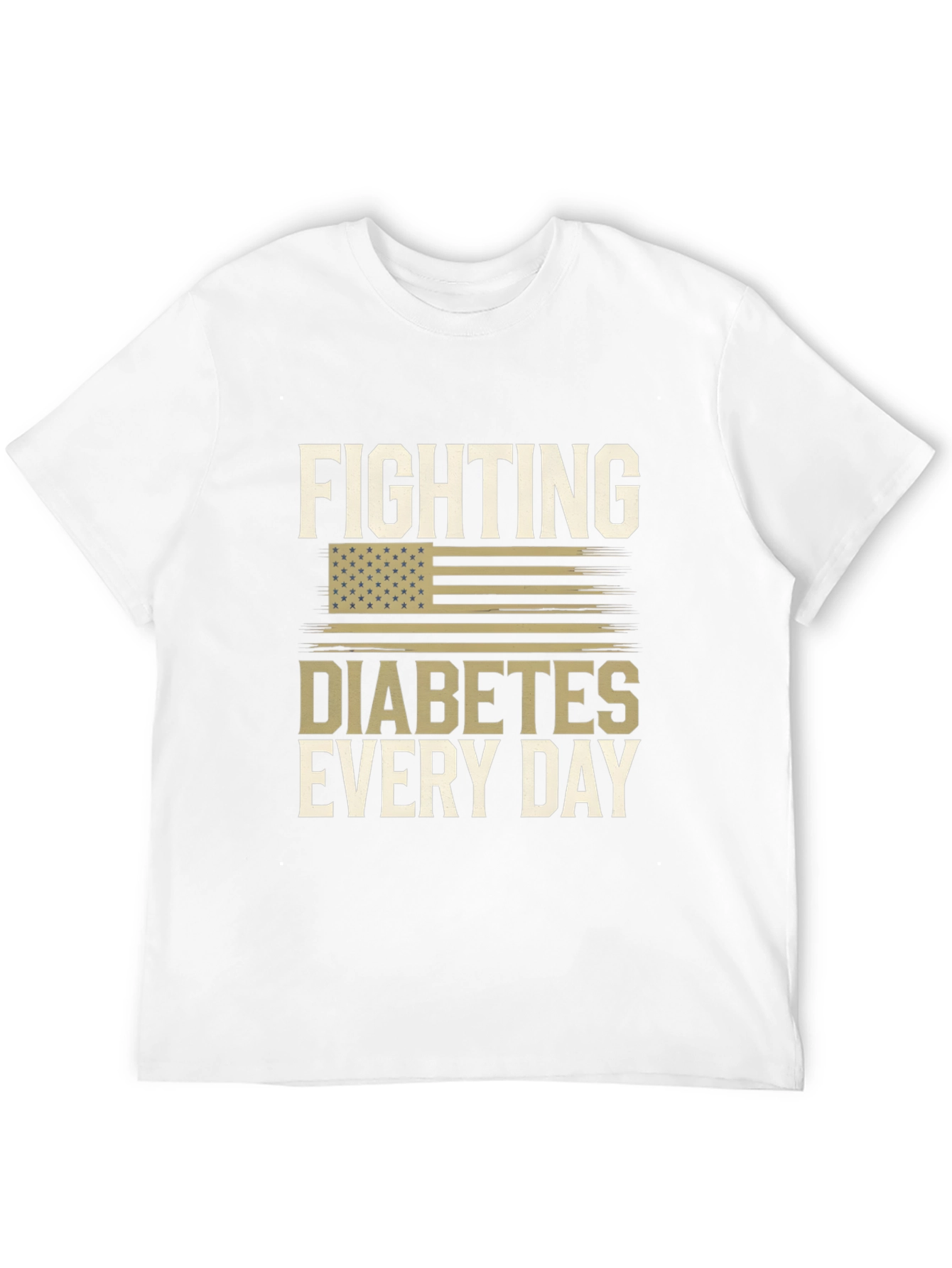 Black Fighting Diabetes T-Shirt view 12
