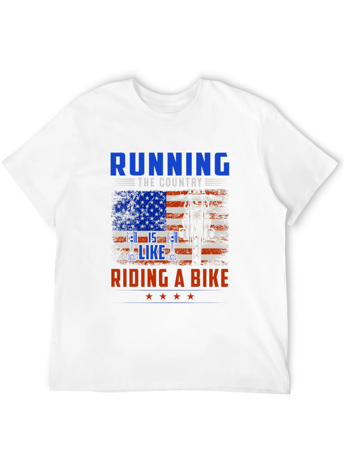 Black Running the Country is Like Riding a Bike Graphic Tee view 12