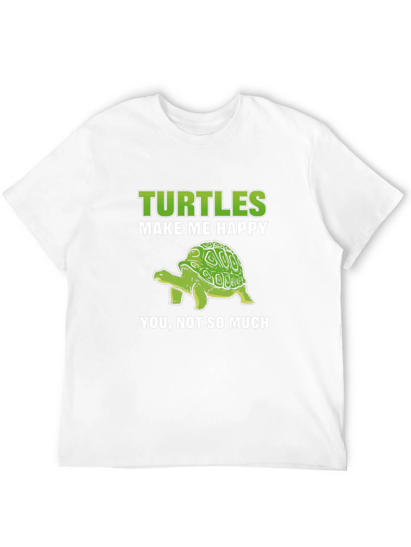 Black Turtles Make Me Happy Graphic Tee view 12