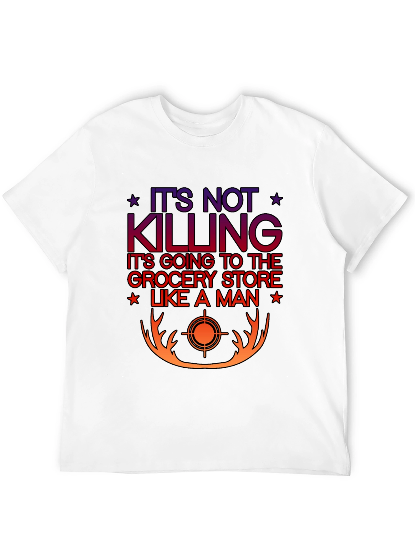 Black It's Not Killing T-Shirt, Grocery Store Humor Tee view 12