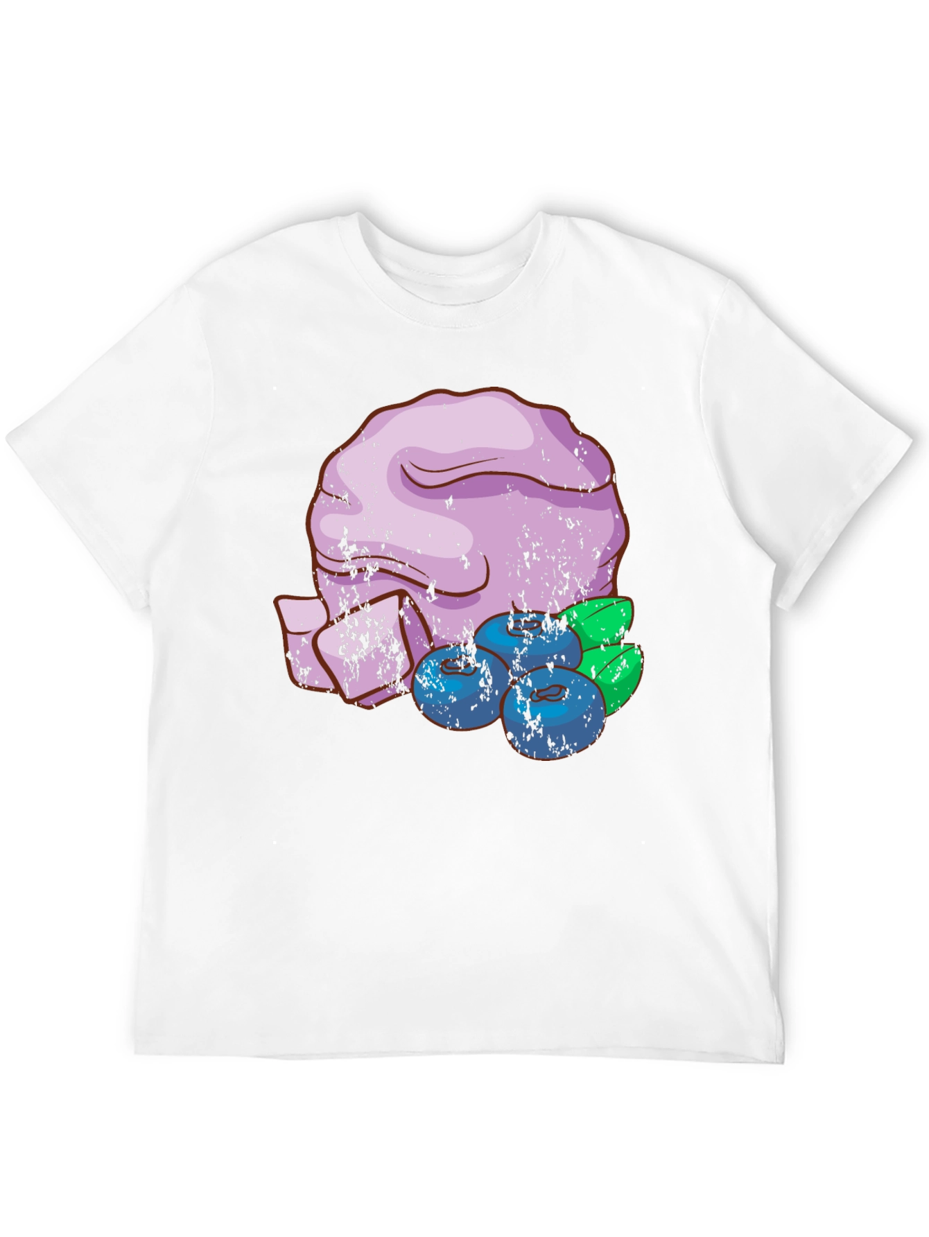 Black Blueberry Dessert T-Shirt - Unique Graphic Tee view 12