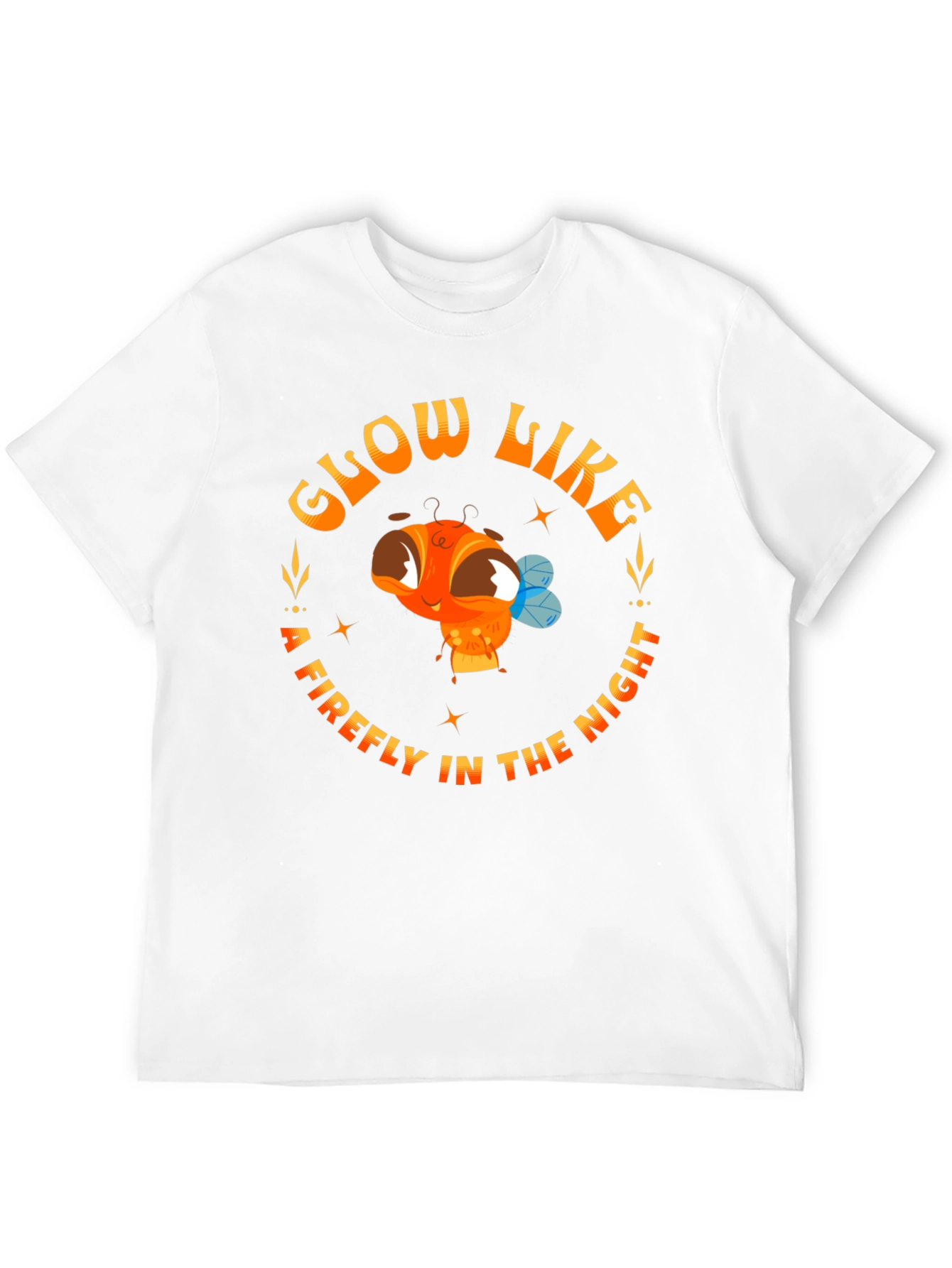 Glow Like A Firefly Black Graphic Tee - 12