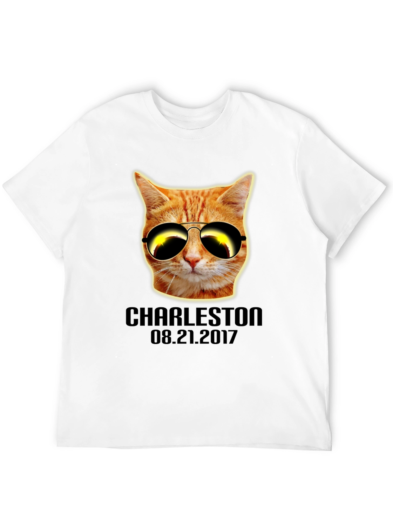 Black Cool Cat Sunglasses T-Shirt - Charleston 08.21.2017 view 12