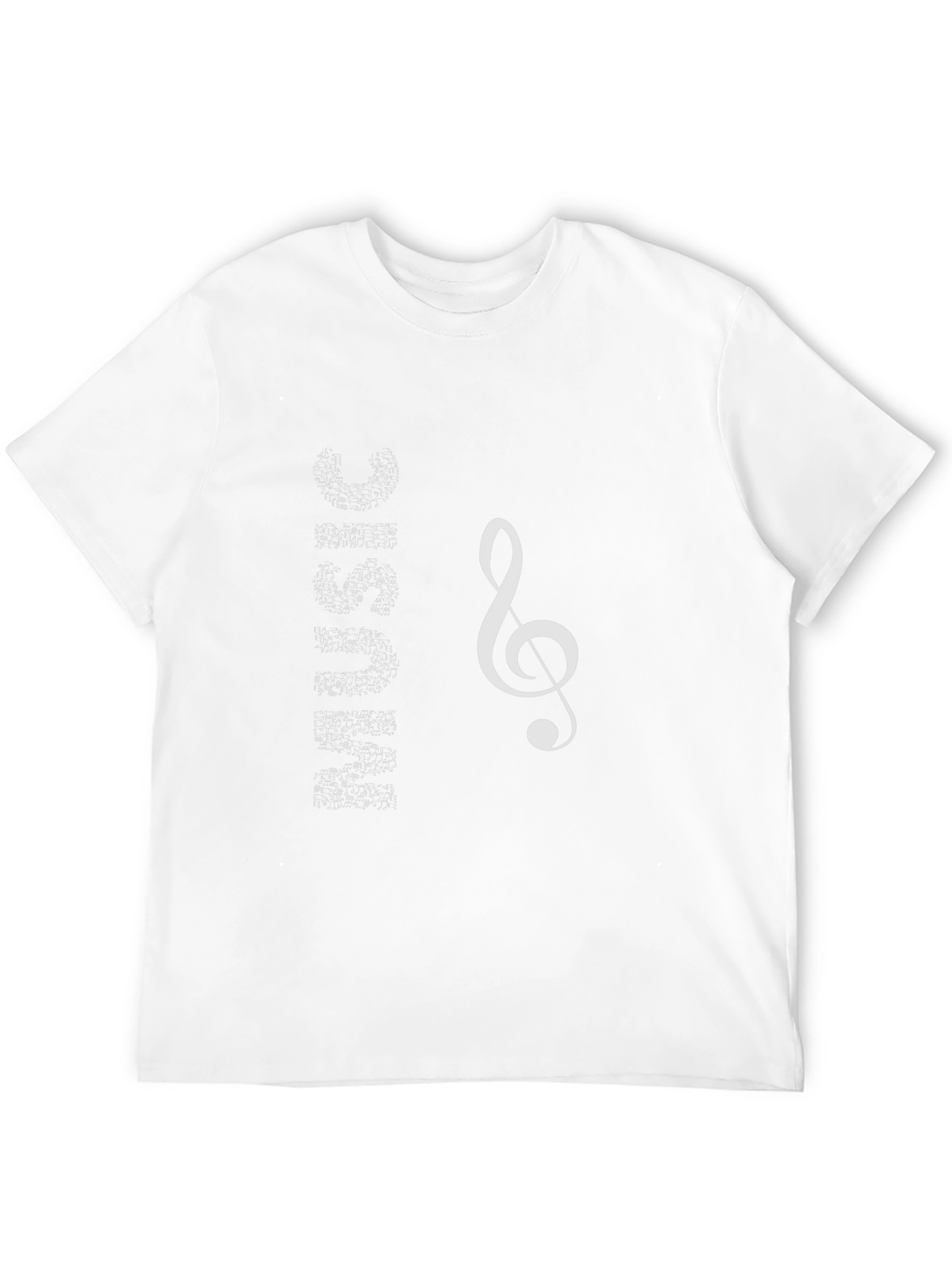 Black Music Note Graphic Black T-Shirt view 12