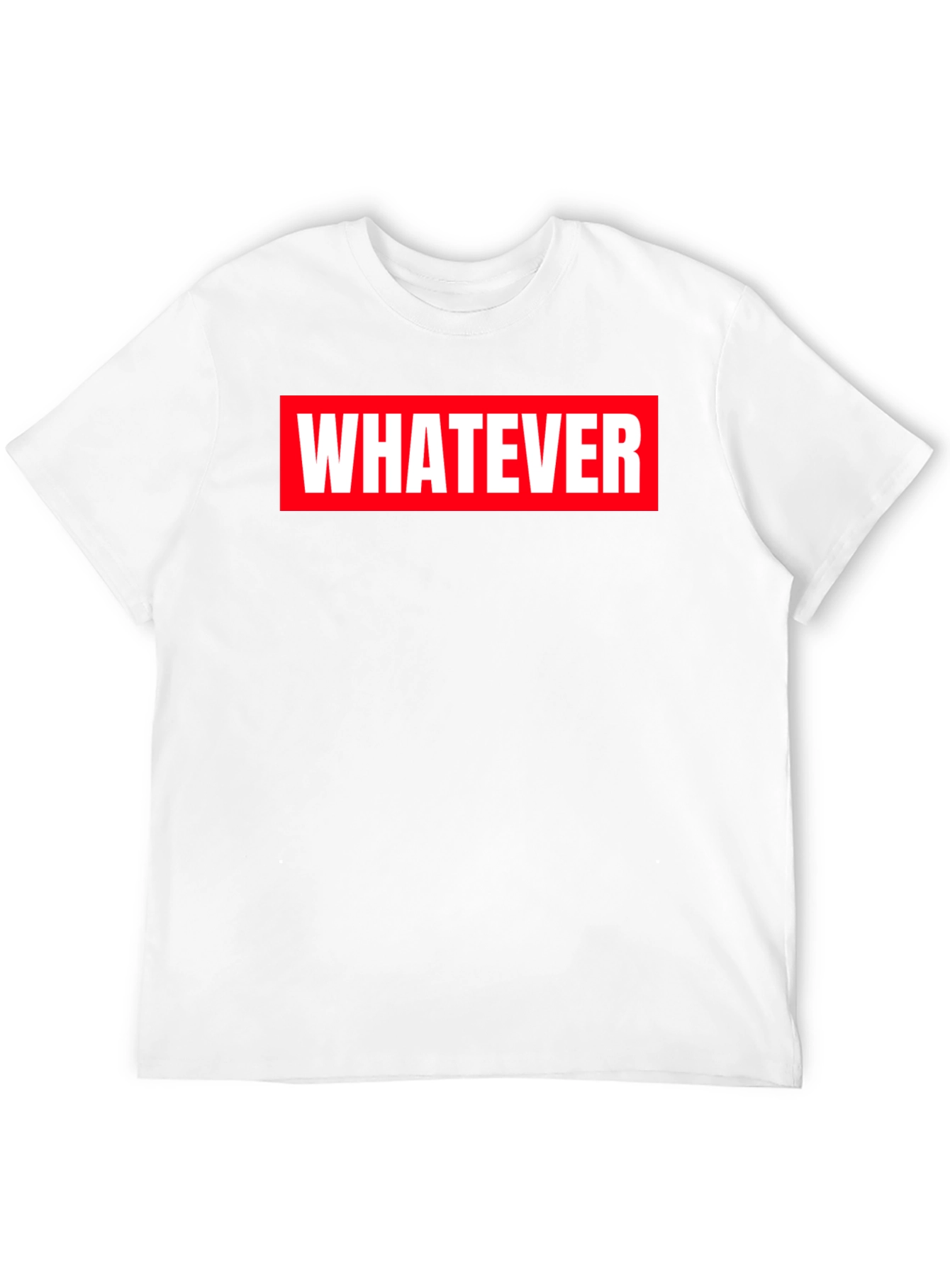 Black Whatever Graphic Tee - Black Casual T-Shirt view 12
