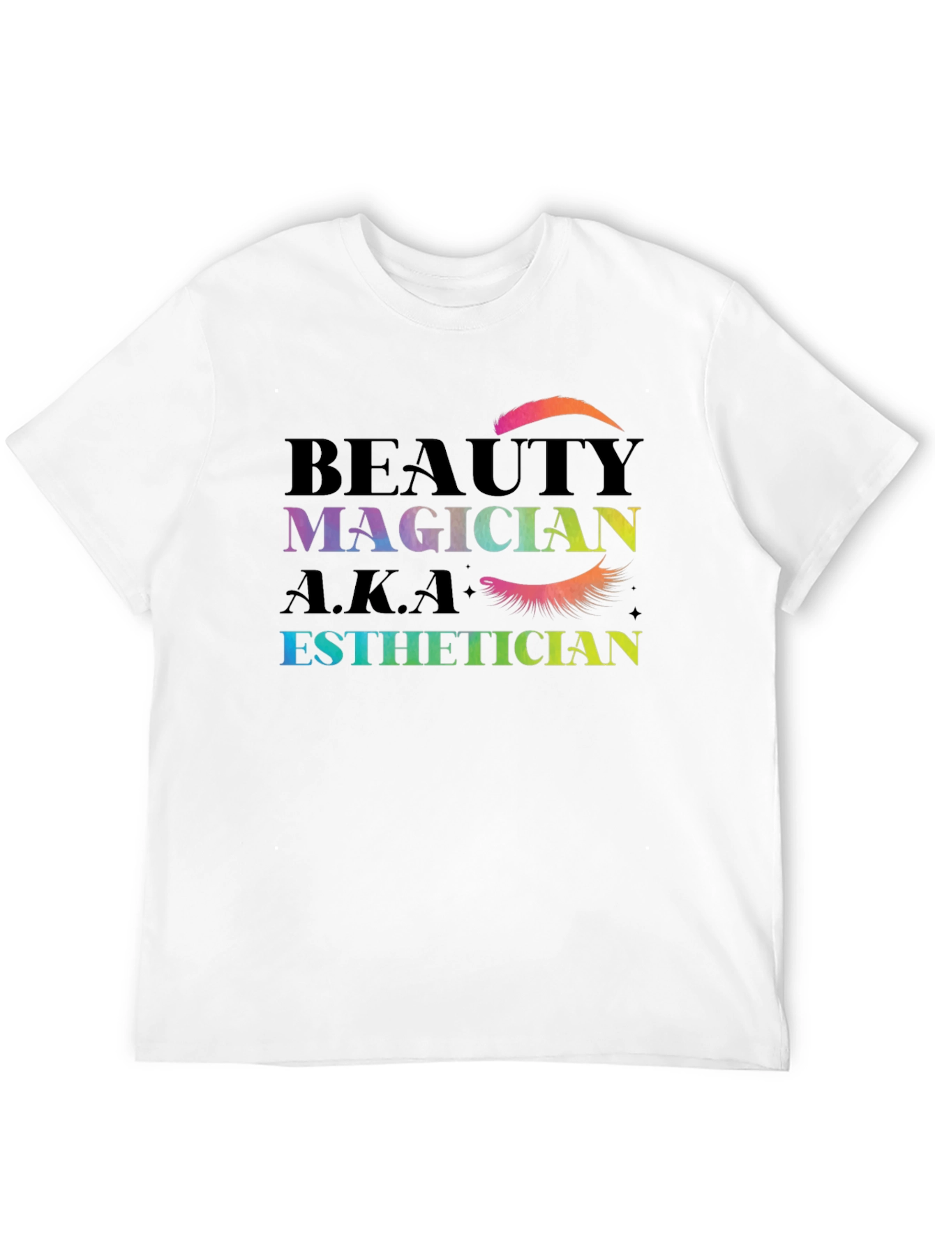 Black Beauty Magician Esthetician T-Shirt view 12