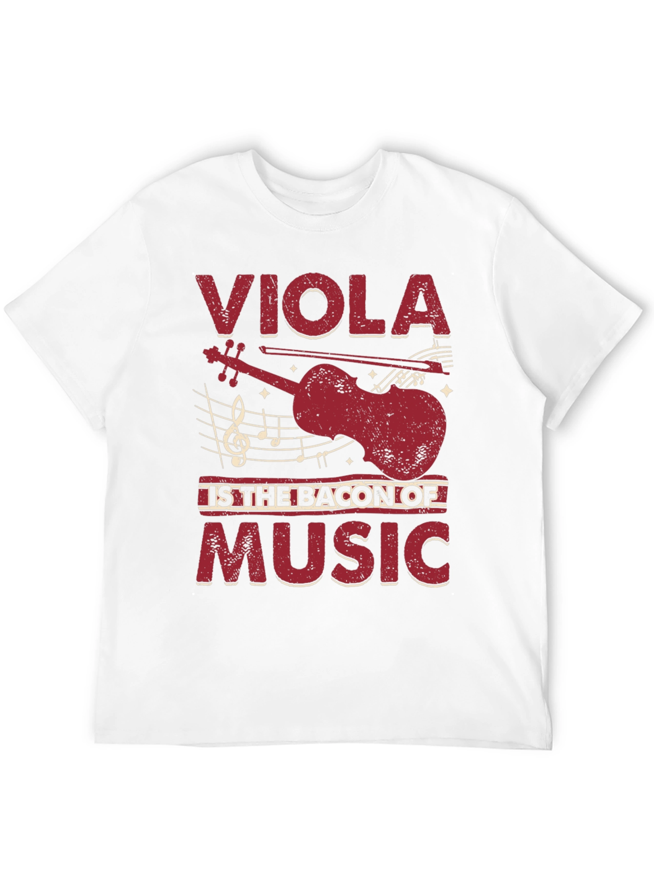 Black Viola is the Bacon of Music Funny Musician T-Shirt view 12