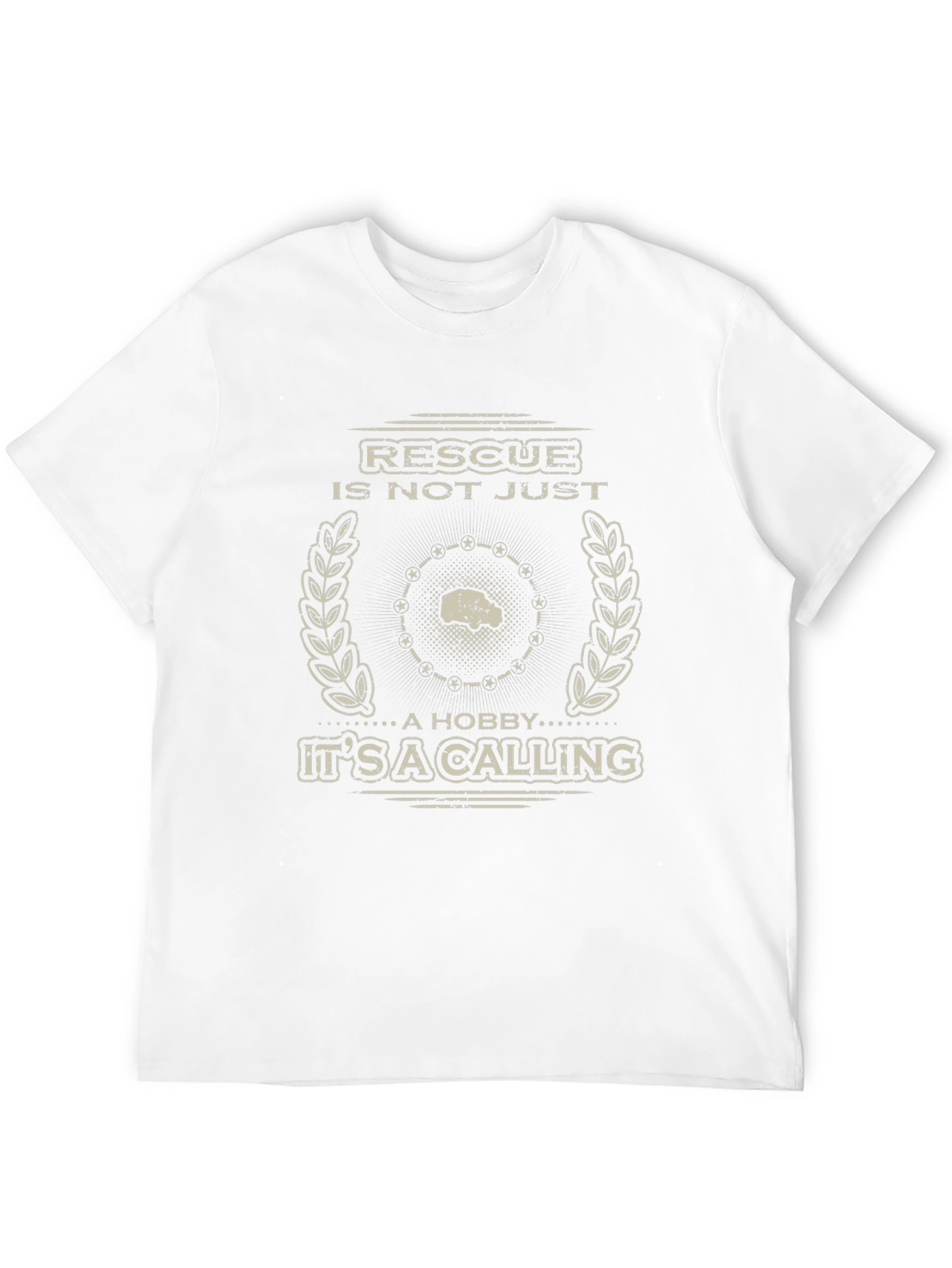 Black Rescue Calling Graphic T-Shirt - Black view 12