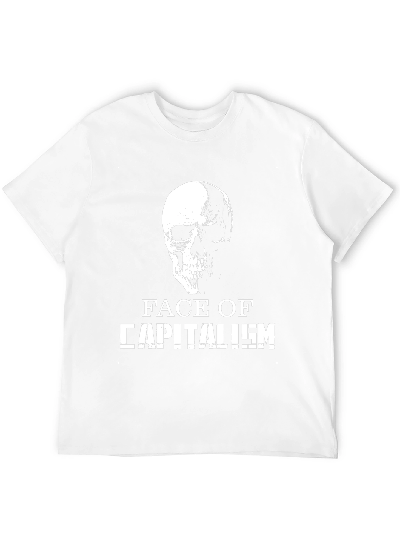 Black Face of Capitalism Black T-Shirt view 12