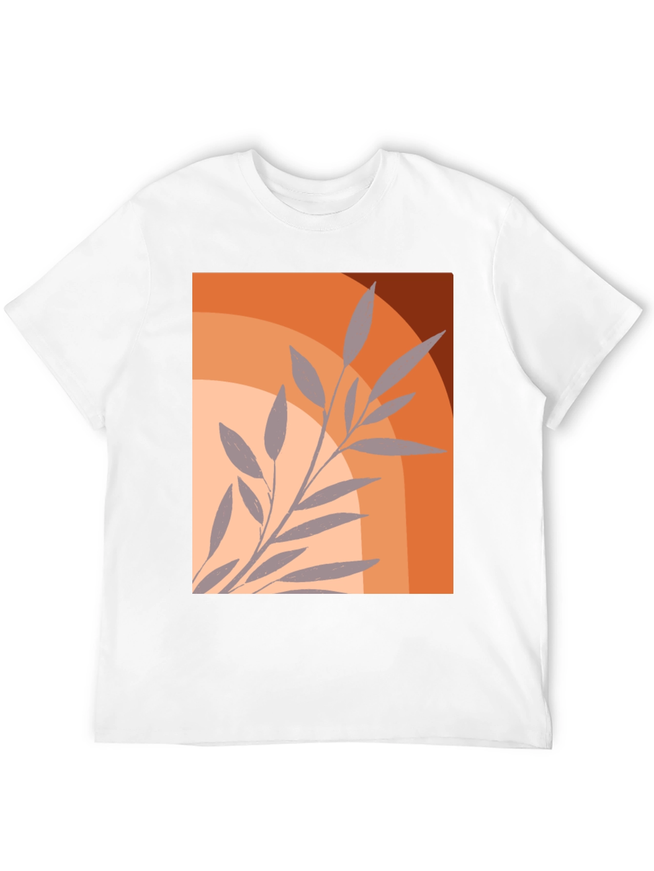 Black Botanical Graphic Tee - Modern Plant Design view 12