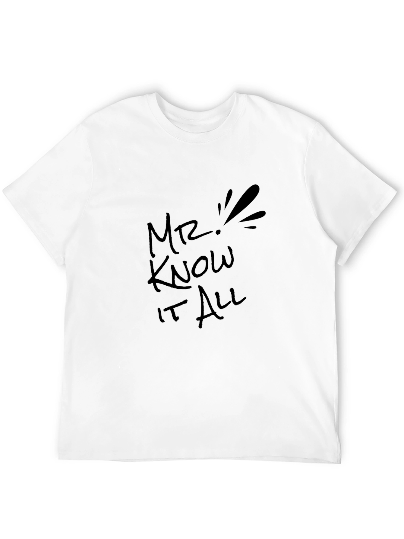 Black Mr. Know It All Black Tee view 12