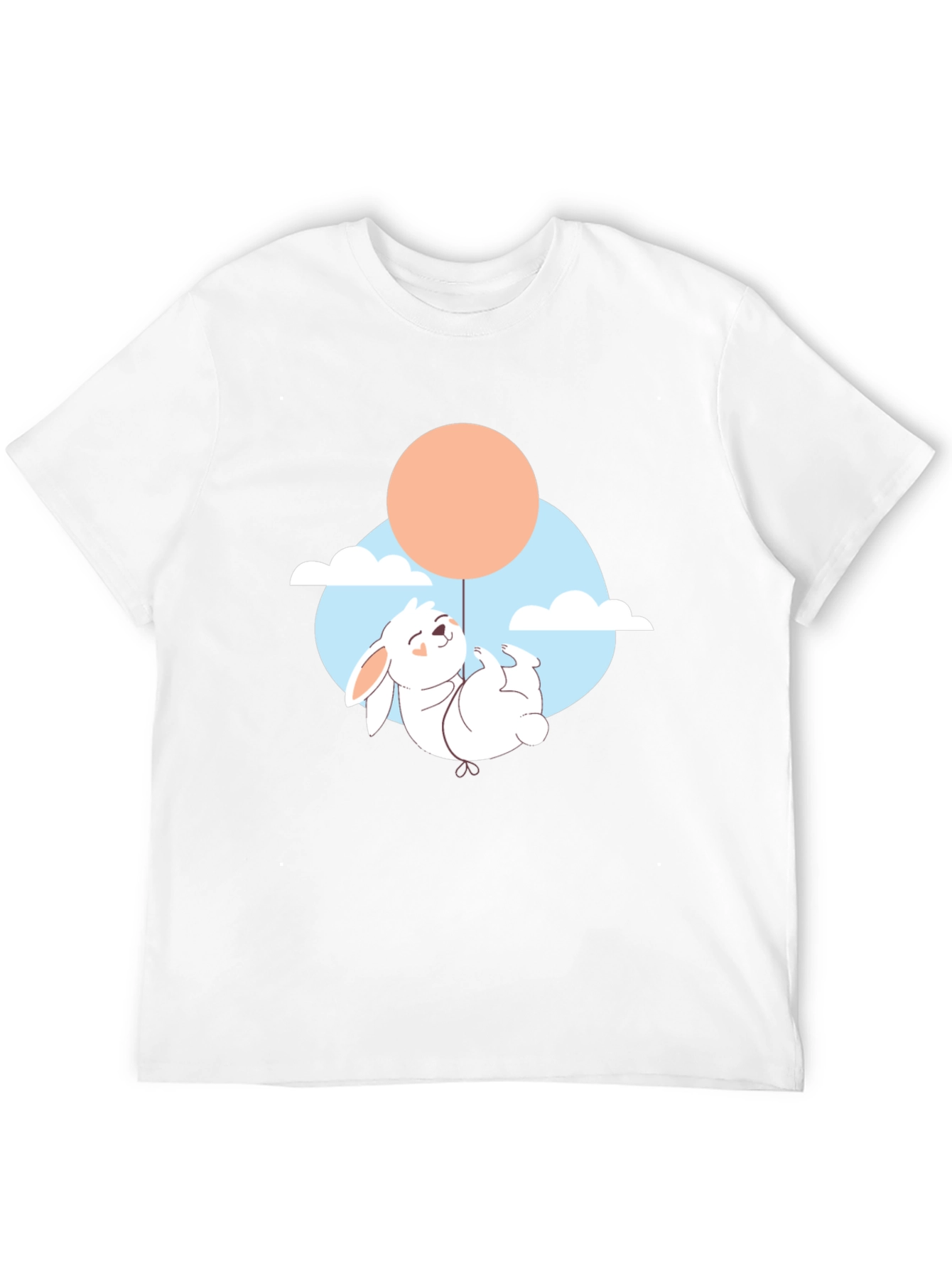 Black Rabbit Balloon Graphic Tee view 12