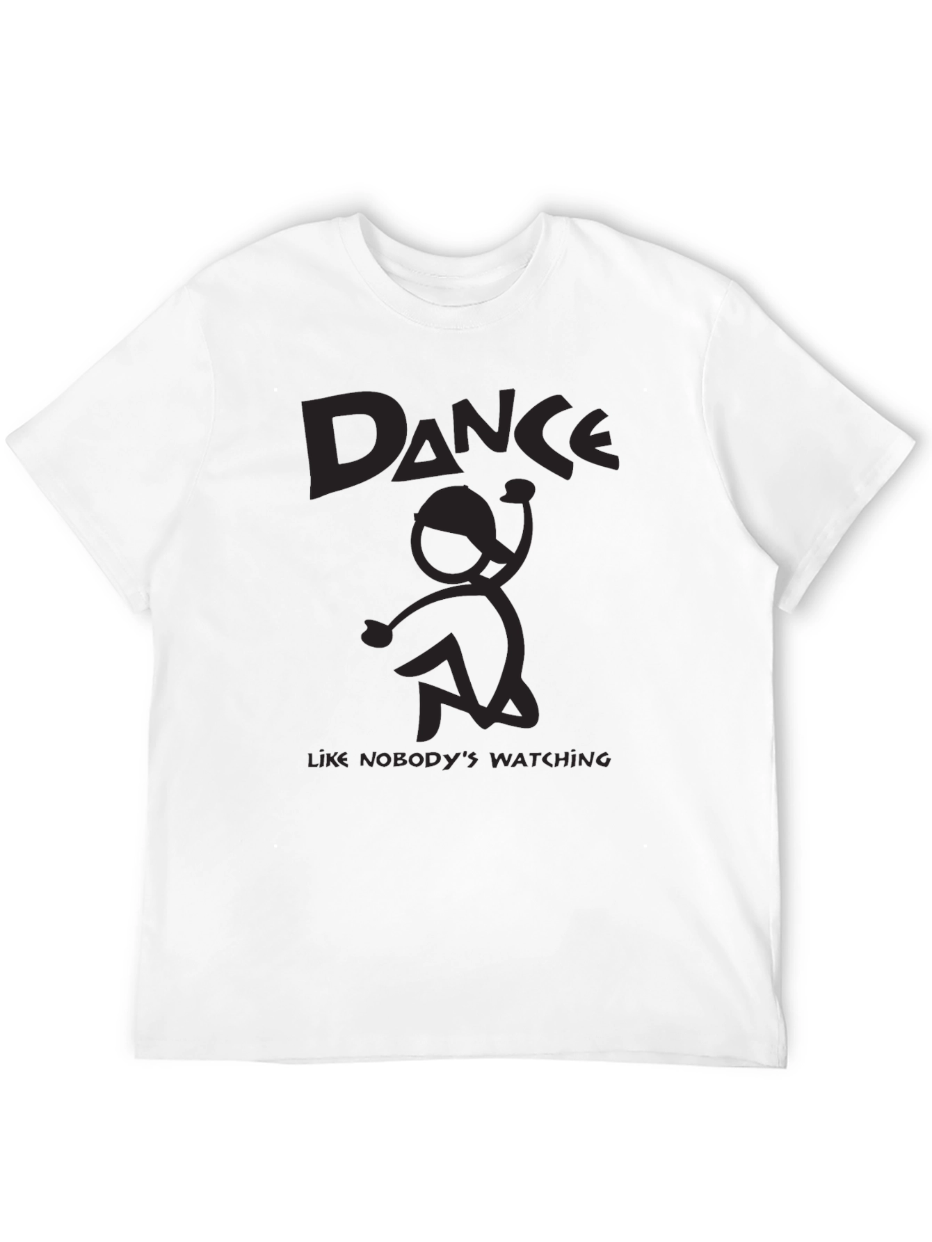 Black Dance Like Nobody's Watching Graphic Tee view 12
