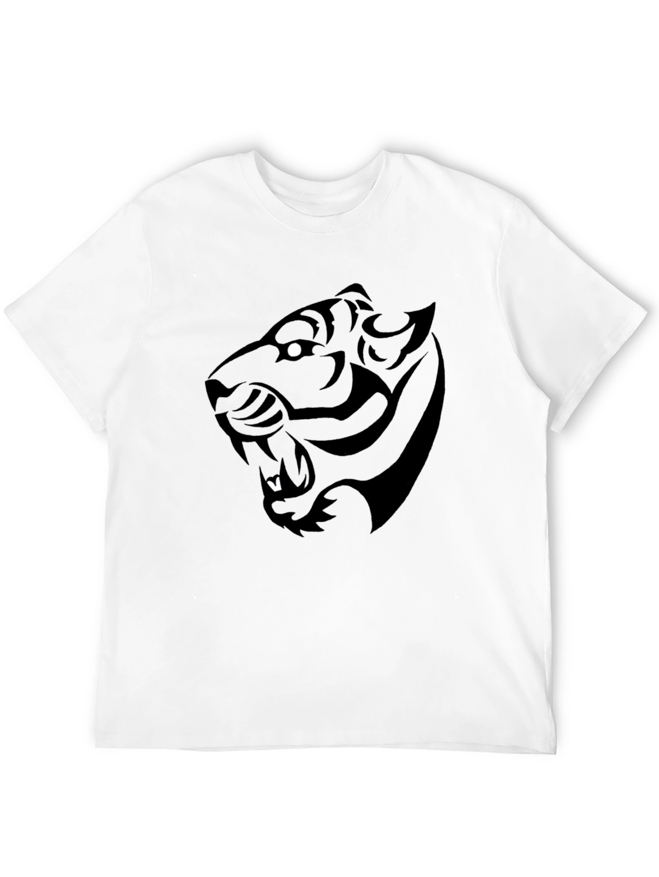 Black Black Tiger Graphic Tee - Fierce Style view 12