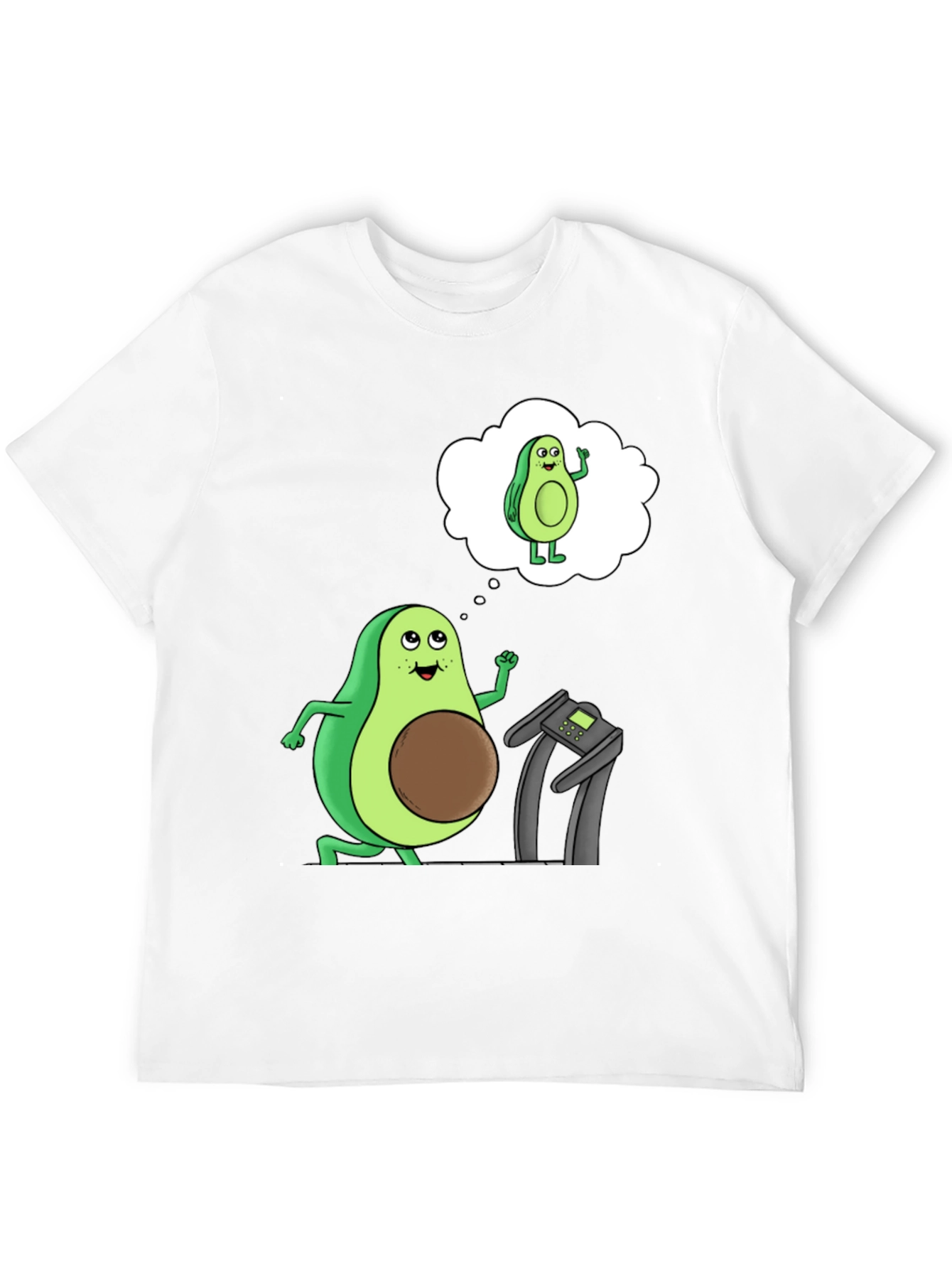 Black Avocado Gym Humor T-Shirt view 12
