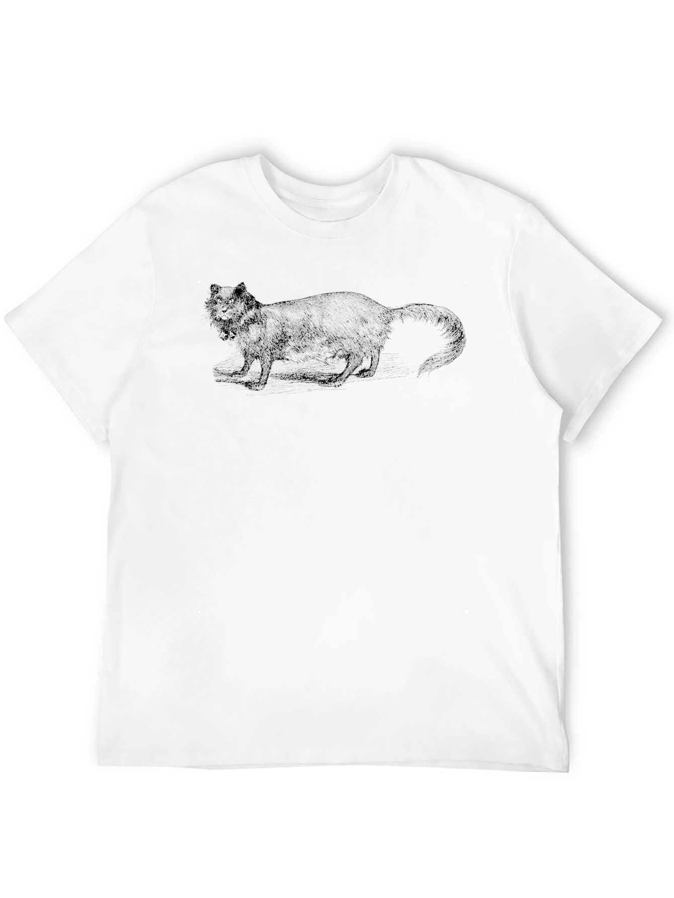 Black Black Fox Graphic Tee - Men's Casual Short Sleeve view 12